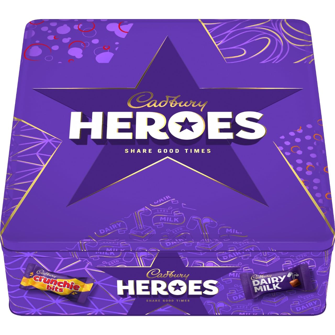 Cadbury Heroes Tin - Assorted Chocolate Favourites (700g) 1