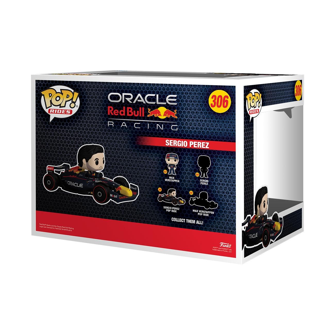 Funko Pop! Ride Super Deluxe: Formula 1 - Sergio Perez Red Bull F1 Vinyl Figure (72618) 6