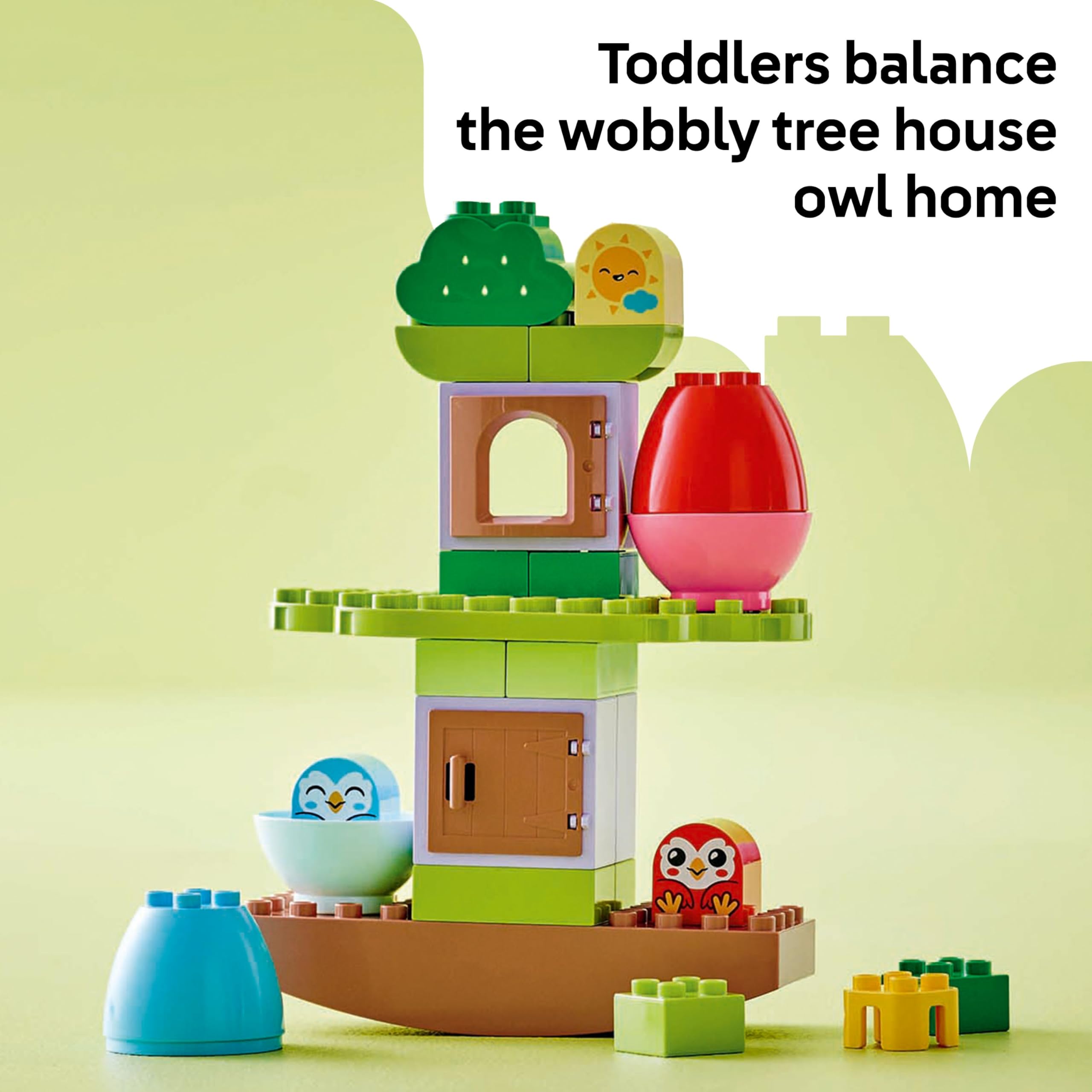 LEGO DUPLO 10440 My First Balancing & Stacking Tree Building Set for Ages 1.5+ 4
