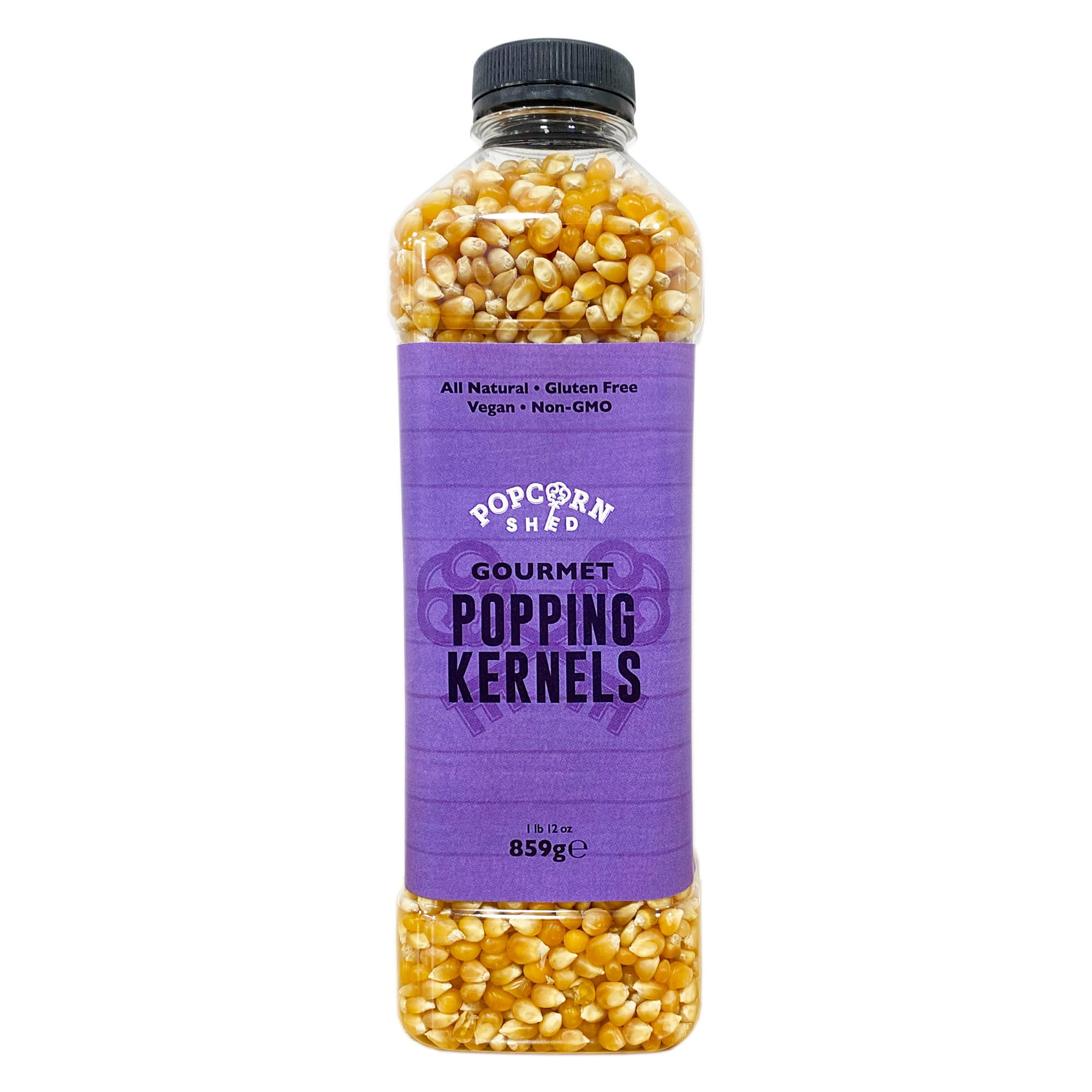 Popcorn Shed Gourmet Popcorn Kernels - 859g Bag | Easy Low Calorie Snack | Made in Britain