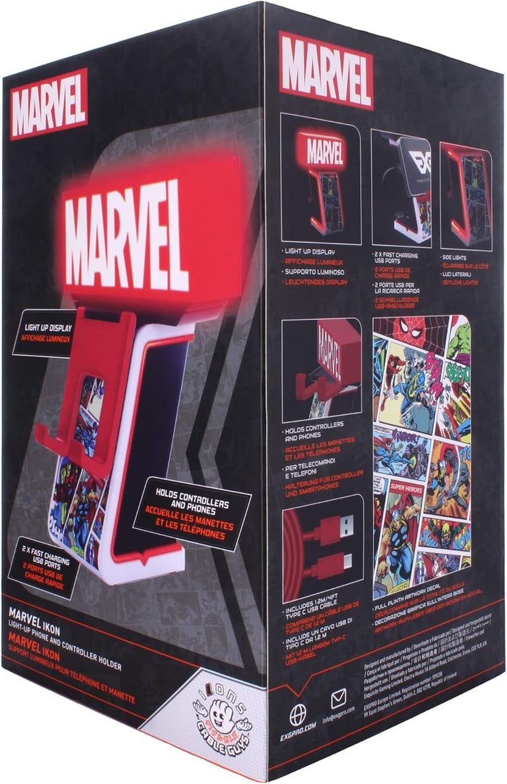 Cable Guys Ikon Charging Stand - Marvel Comics Gaming Accessories Holder & Phone Charger (2023)