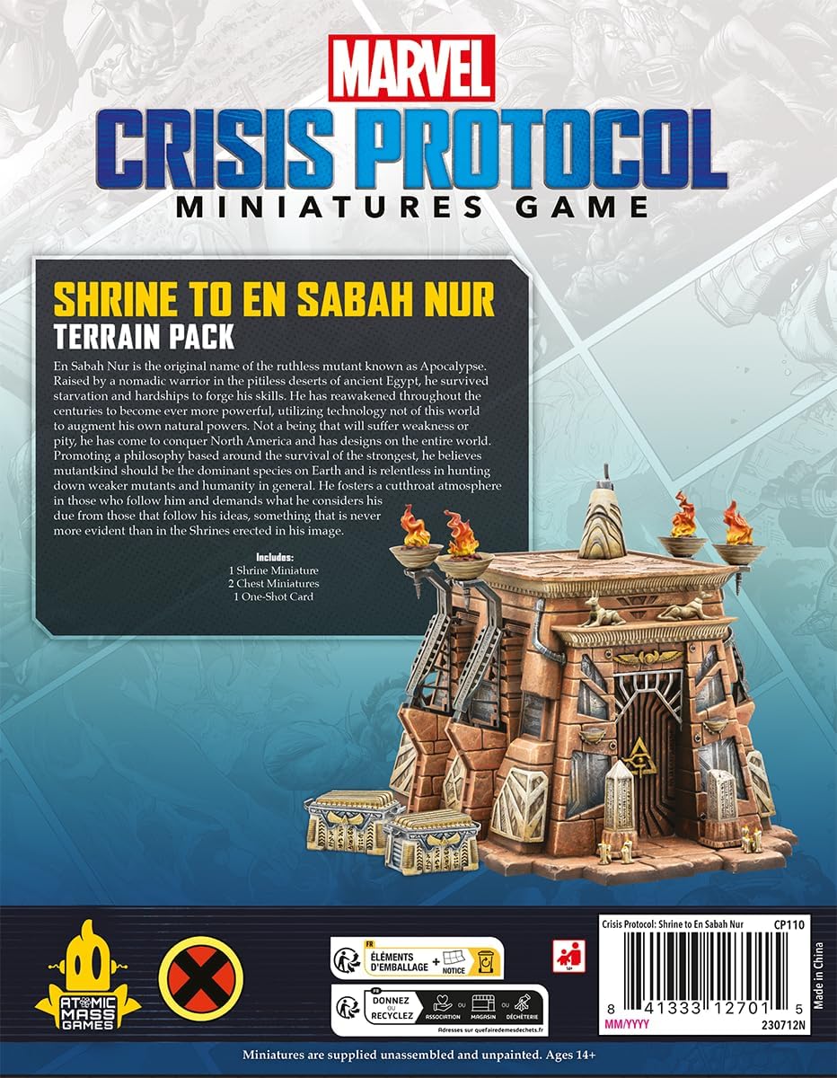 Atomic Mass Games Marvel: Crisis Protocol Shrine to En Sabah Nur Terrain Pack (AMGCP110)