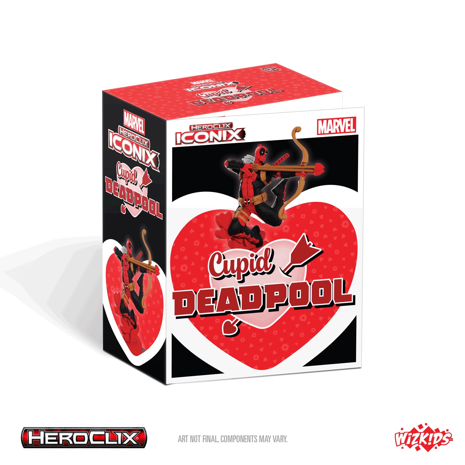 WizKids Marvel HeroClix Iconix: Cupid Deadpool Miniature Figure | Pre-painted 3