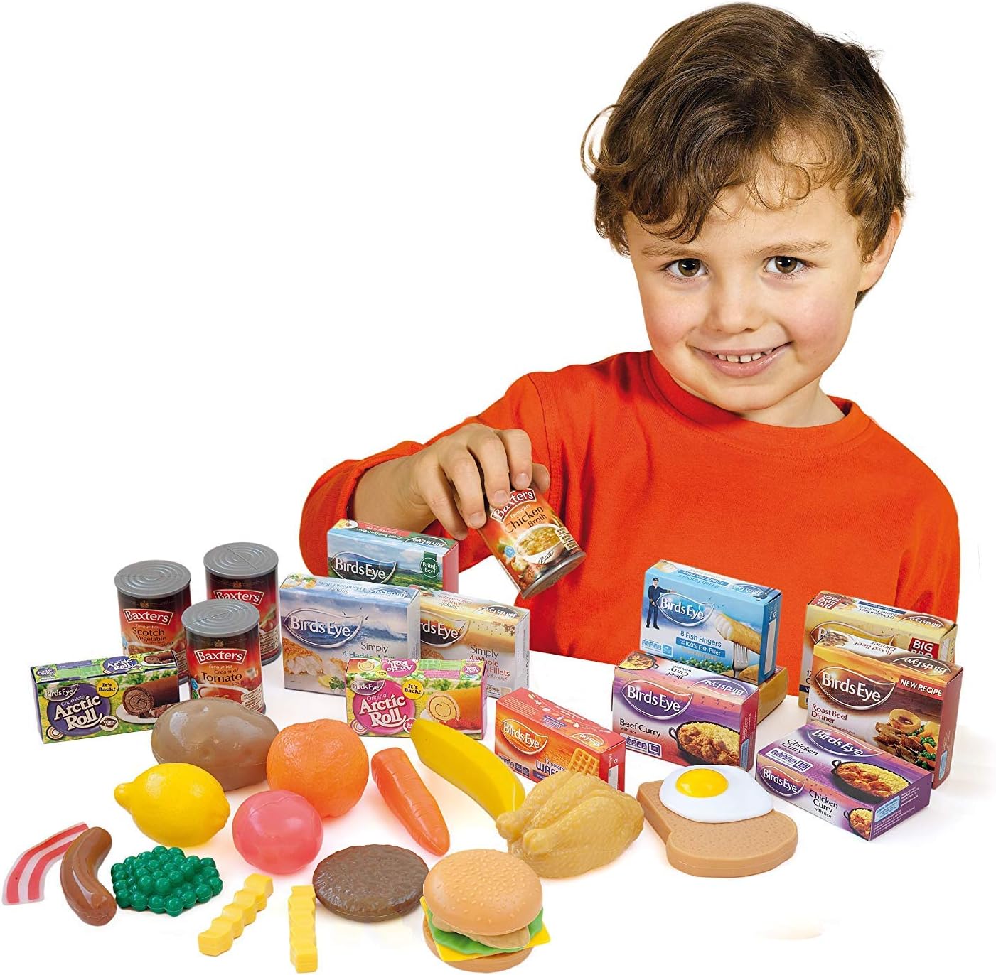 Casdon 617 Family Favourites Toy Grocery Set - 36-Piece Play Food Set for Ages 2+ 2