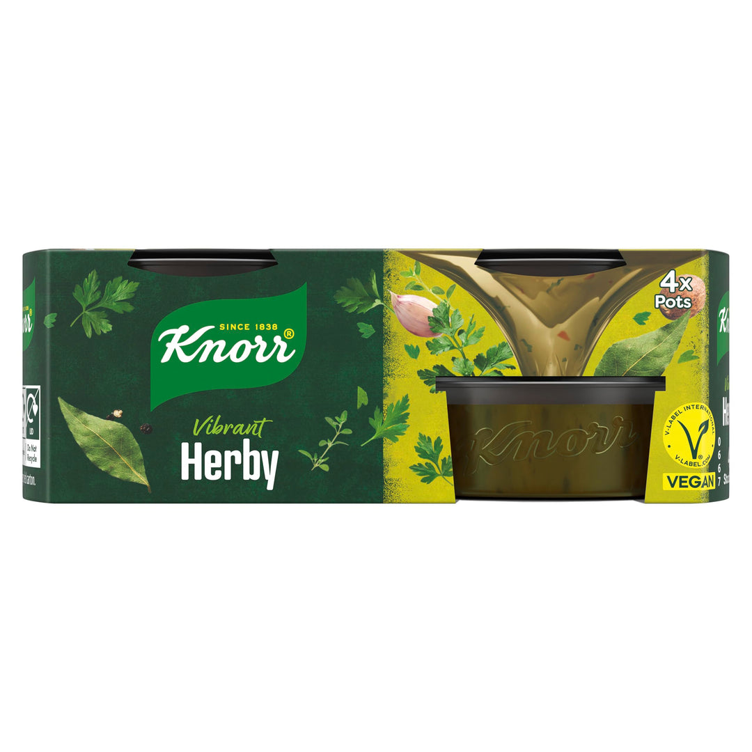 Knorr Hairy Bikers Herby Stock Pot – Rich Flavour Vegan & Gluten-Free Stock for Soups, Risottos & Pasta