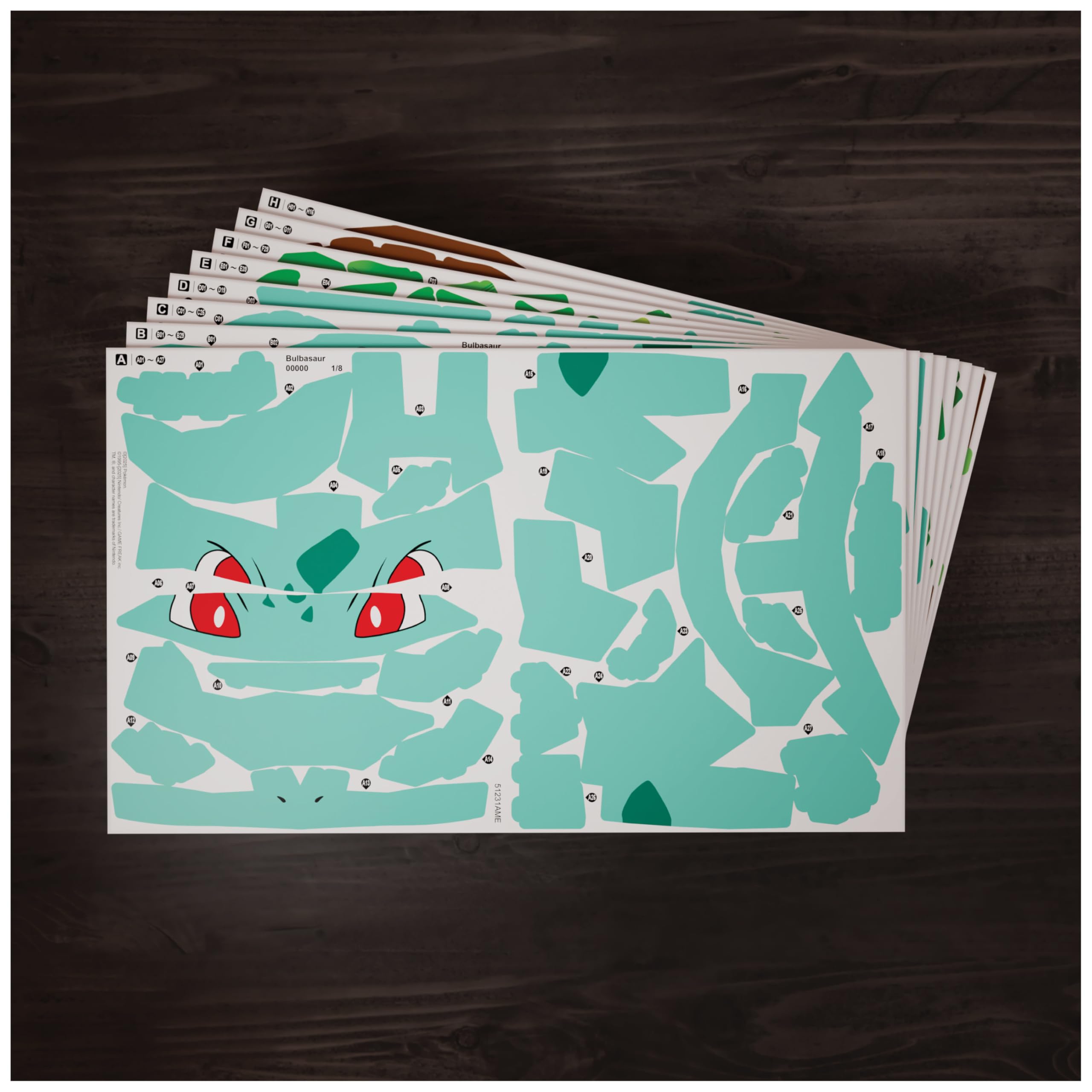 4D Build Pokémon Bulbasaur 3D Model Kit - 195-Piece Building Puzzle for Ages 12+ 2