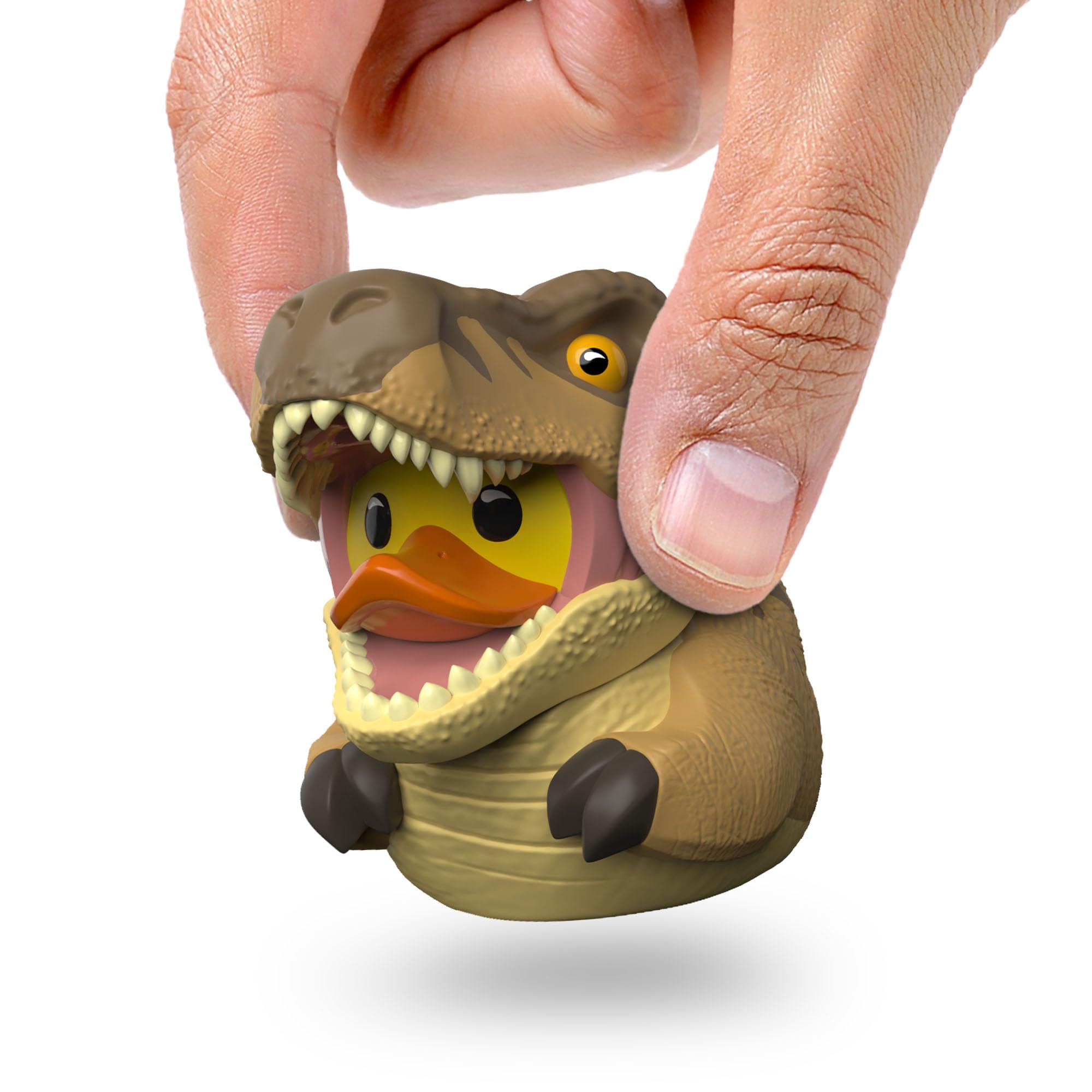 TUBBZ Mini: Jurassic World Rebirth - T-Rex Cosplaying Rubber Duck Vinyl Figure 1