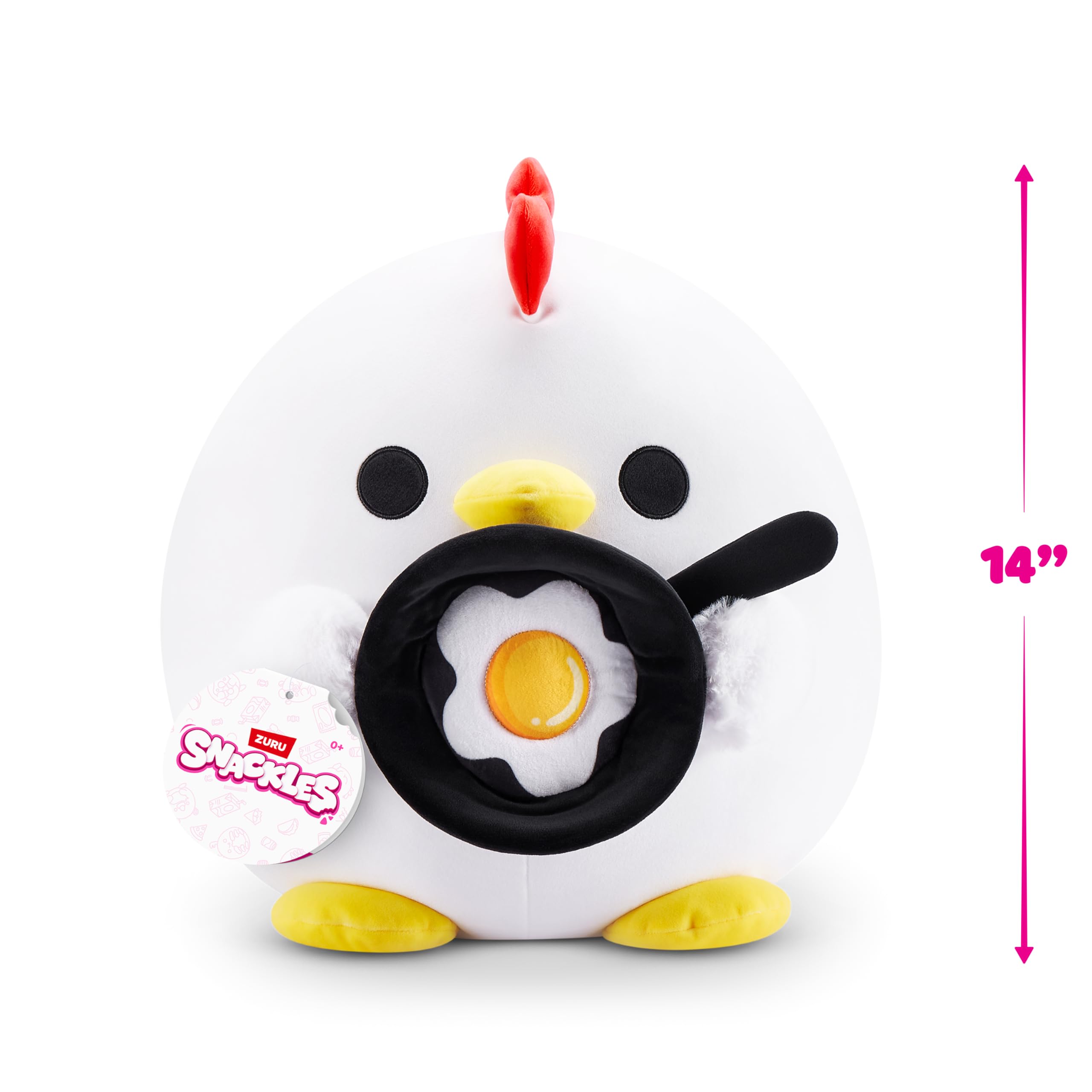 Snackles Easter Chicken Plush - 14-inch, Super-Soft, Collectible Toy 4