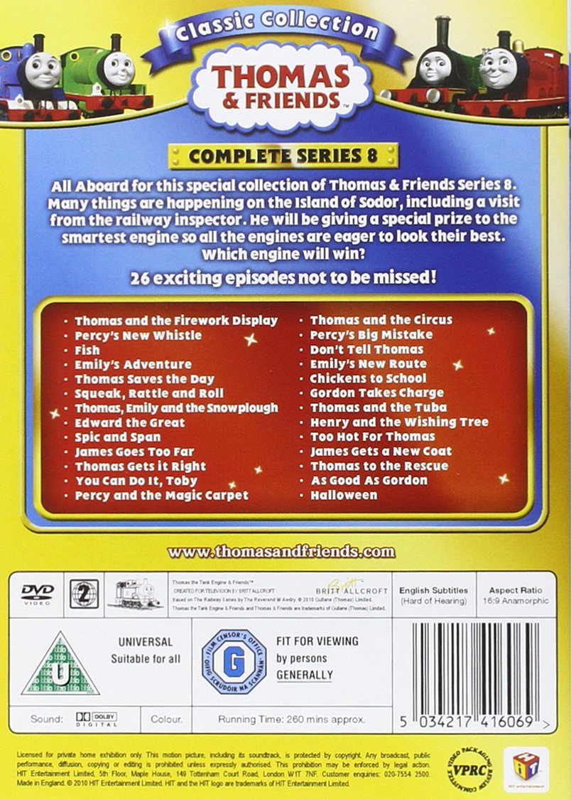 Thomas & Friends: Classic Collection – Series 8 [DVD]