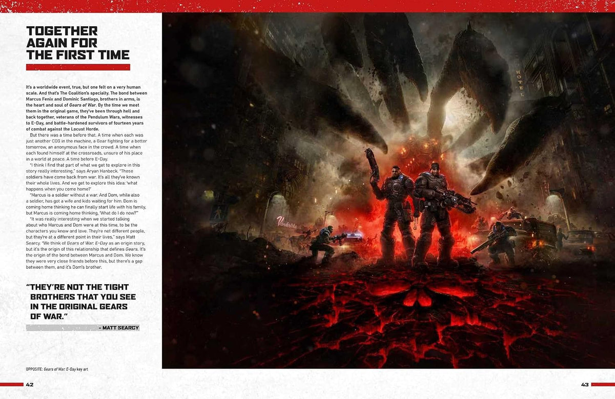 The Art and Making of Gears of War: E-Day - Hardcover Art Book