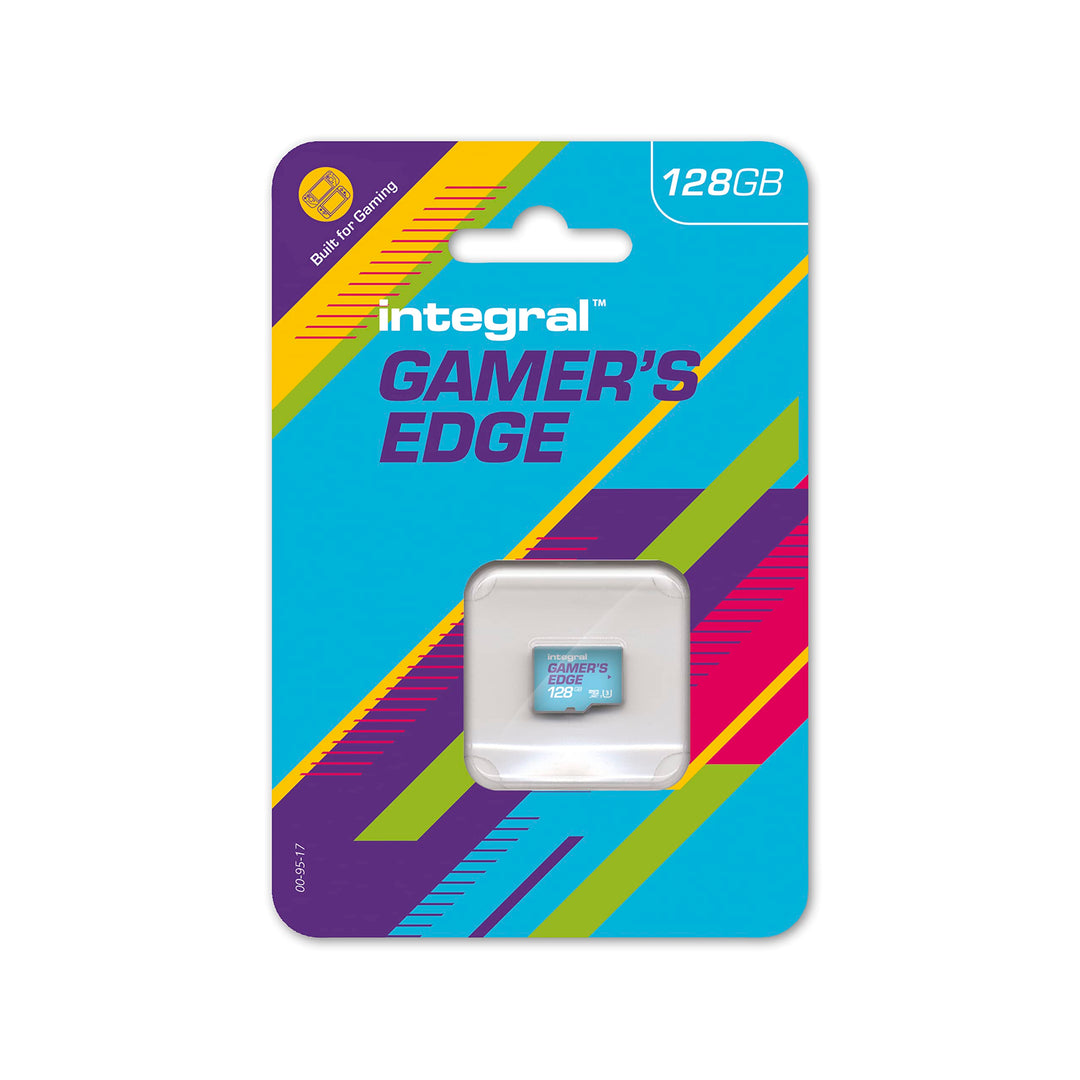 Integral 128GB Gamer's Edge Micro SD Card for Nintendo Switch, Switch Lite & Switch OLED - U3, 100MB/s Read, A1 App Performance