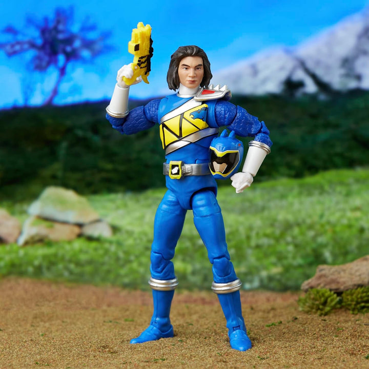 Power Rangers Lightning Collection Dino Charge Blue Ranger 6” Action Figure - Premium Articulation for Ages 4+