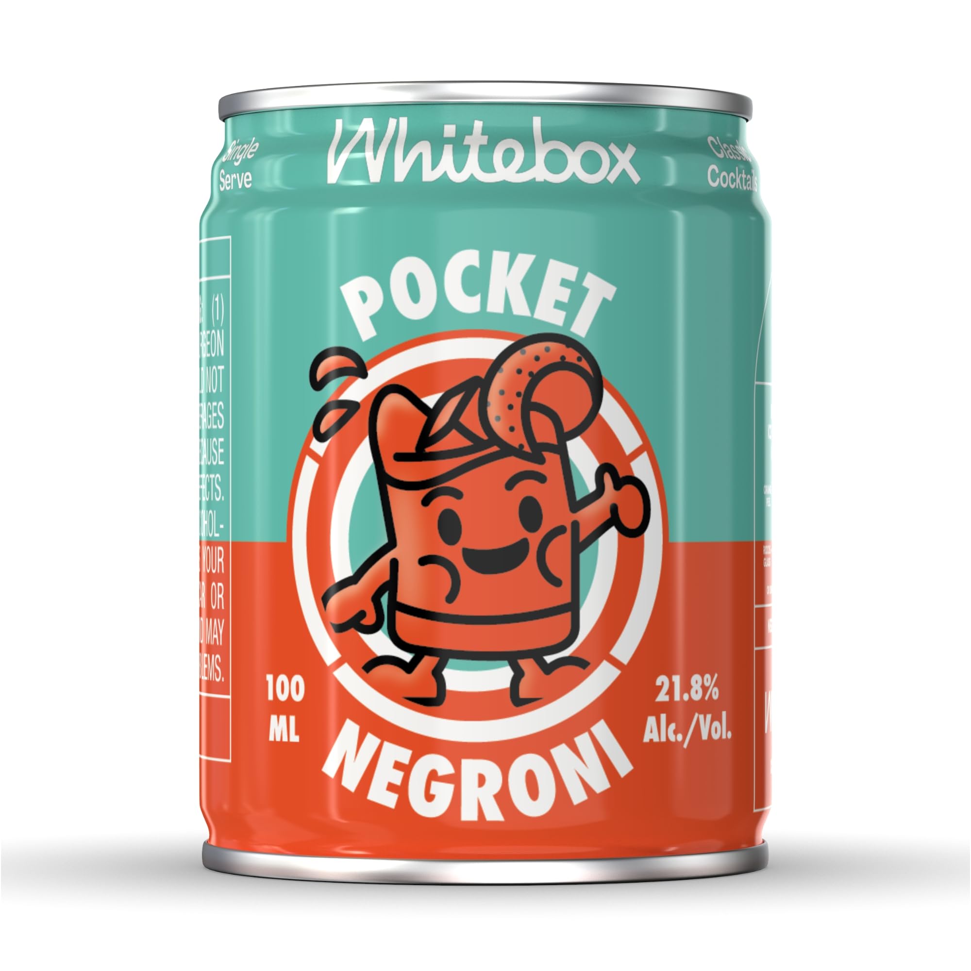 WHITEBOX COCKTAILS Single Serve Classic Pocket Negroni - 21.8% ABV | 100ml