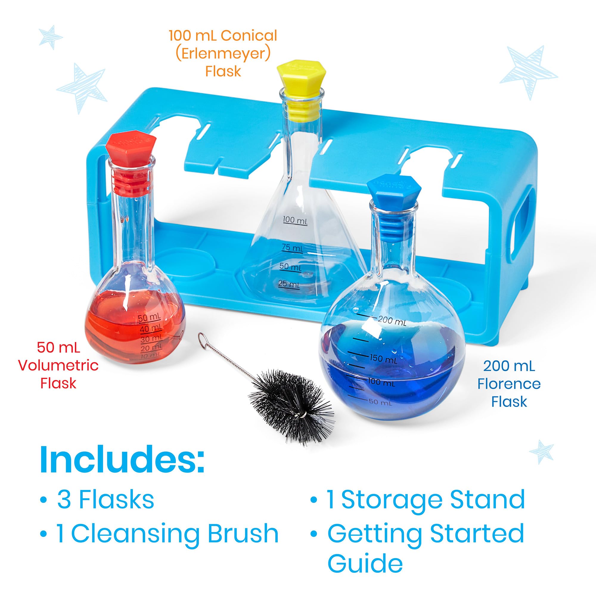 Learning Resources Starter Science Measuring Flask Set - Educational Science Play for Ages 3+ 7