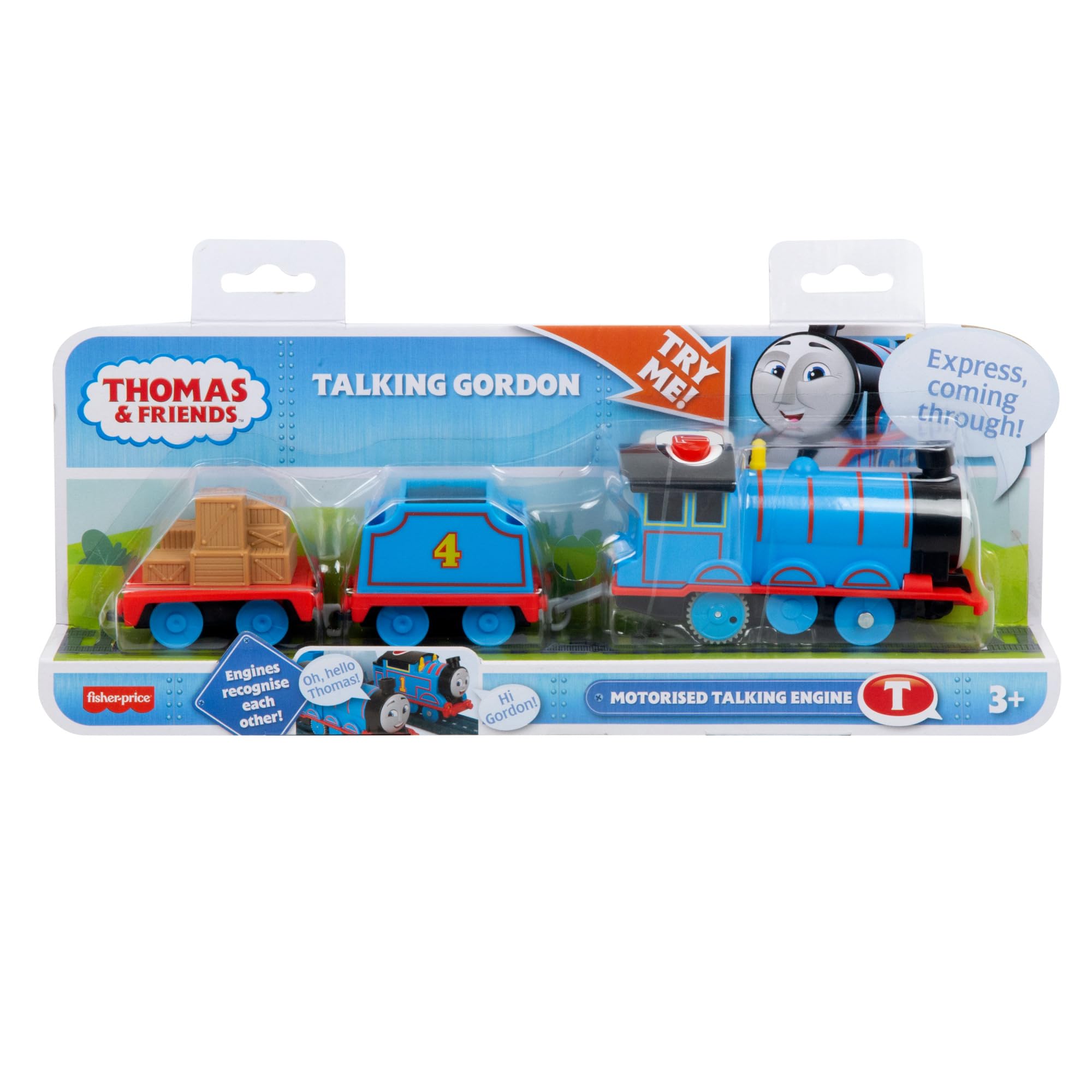 THOMAS & FRIENDS Talking Gordon Motorized Toy Train HWY29 | Preschool 3+ | Battery-Powered 6