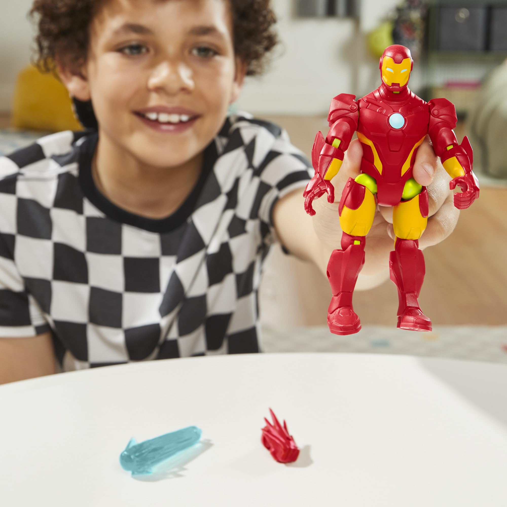 Marvel MixMashers Iron Man Action Figure - Mix & Match Play | 5-Inch Size | Ages 4+ 4