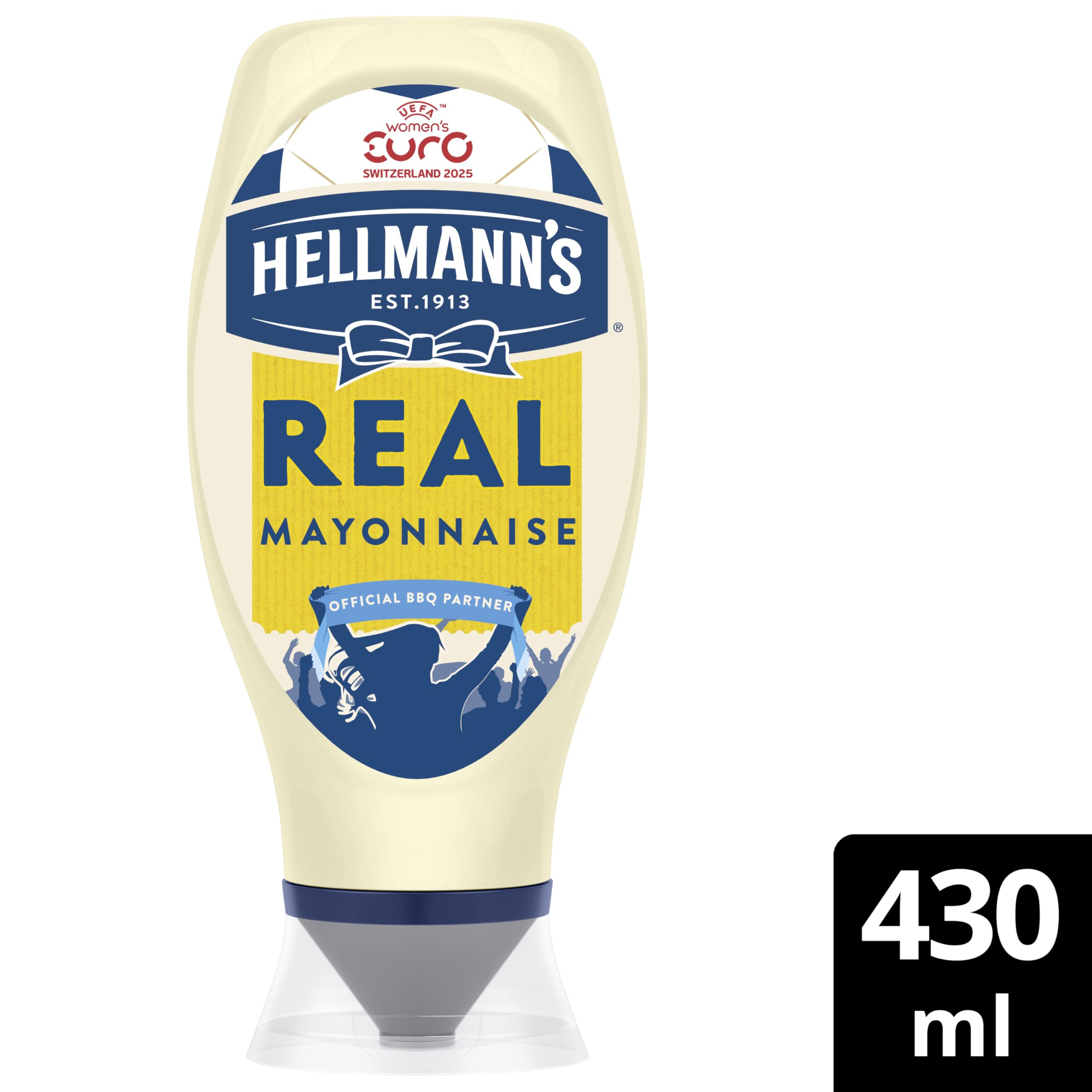 Hellmann's Real Mayonnaise Limited Edition UEFA EURO 2024 Squeeze Bottle 430g 2