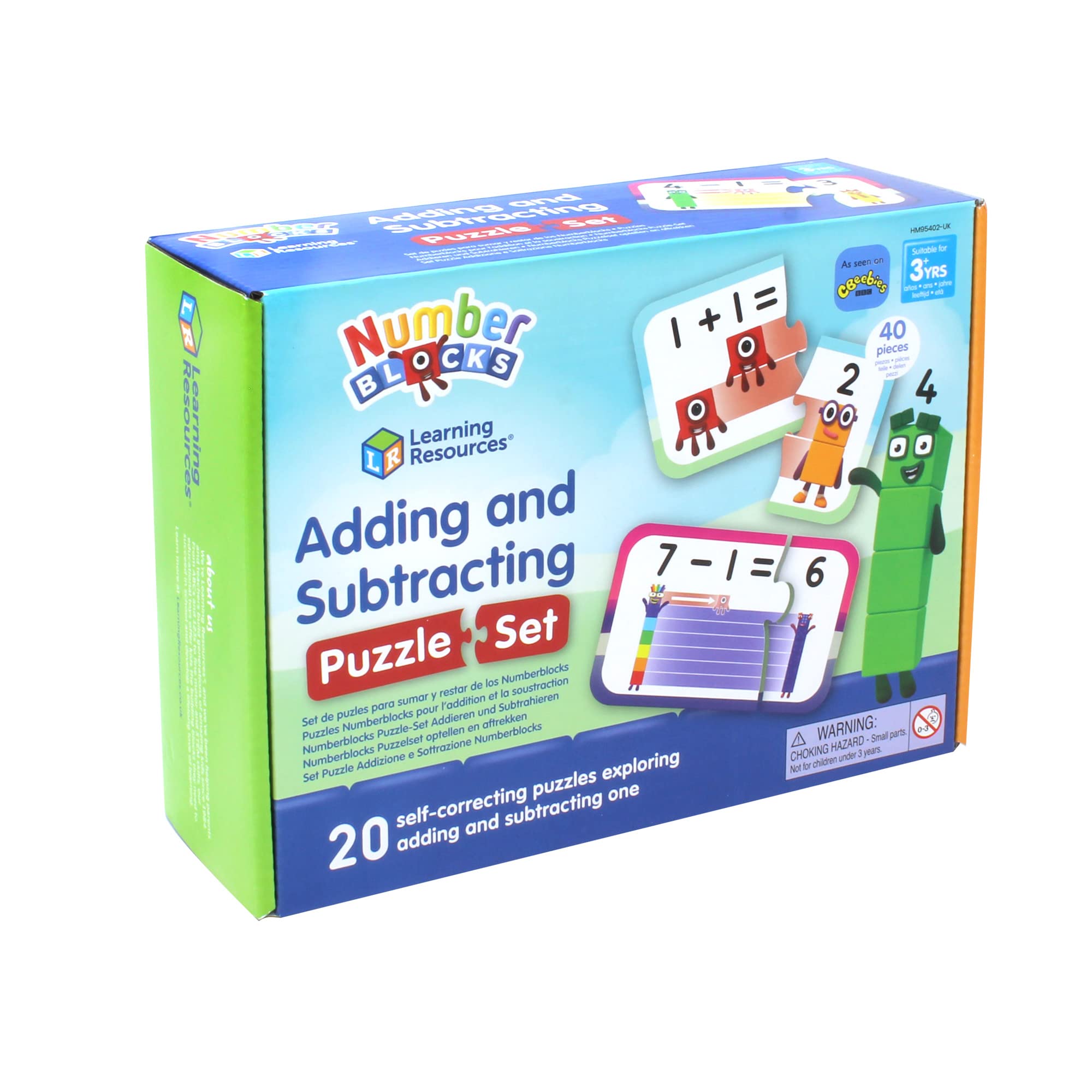 Learning Resources Numberblocks Adding and Subtracting Puzzle Set - Educational Maths Jigsaw for Ages 3+ 16