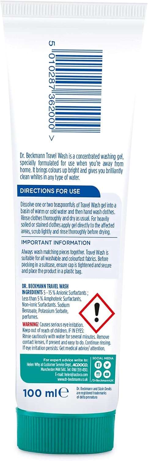 Dr. Beckmann - Travel Wash 100 ml 7