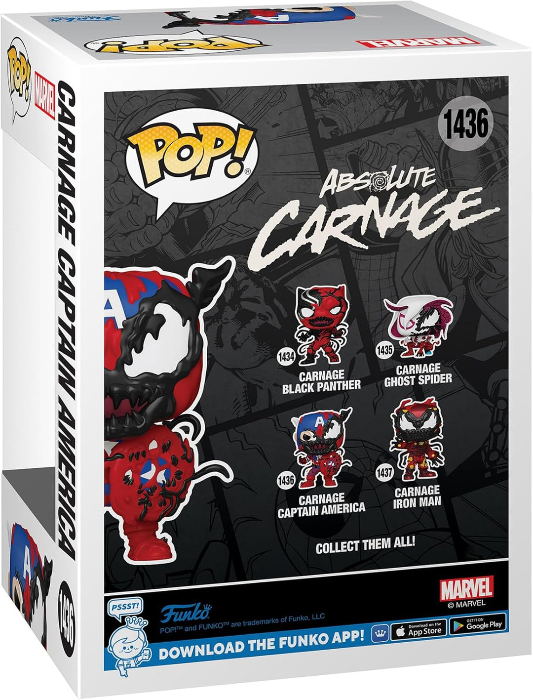 Funko Pop! Marvel - Carnageized Captain America Vinyl Figure