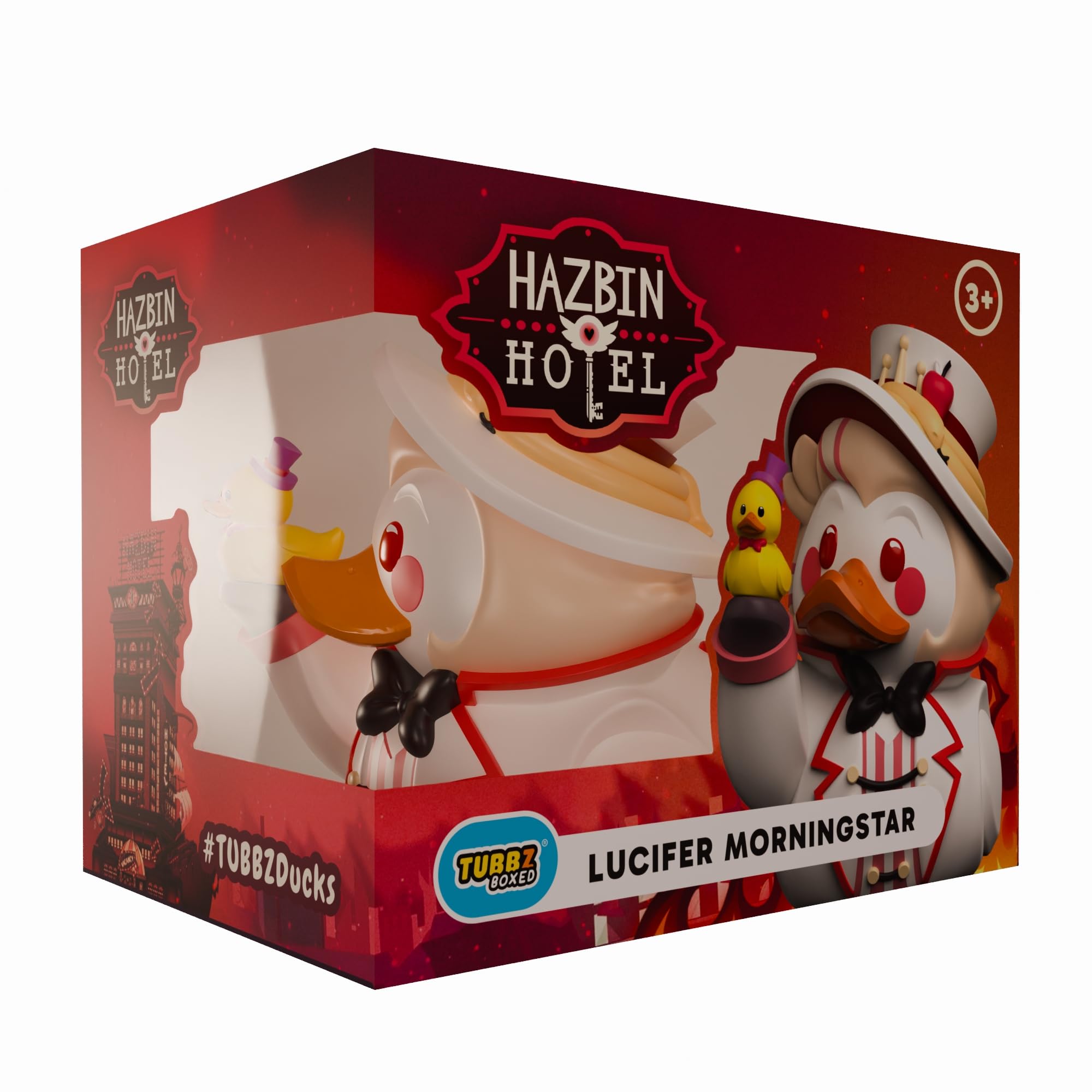 TUBBZ Lucifer Morningstar Cosplaying Rubber Duck Collectible Figure | Boxed Edition 1