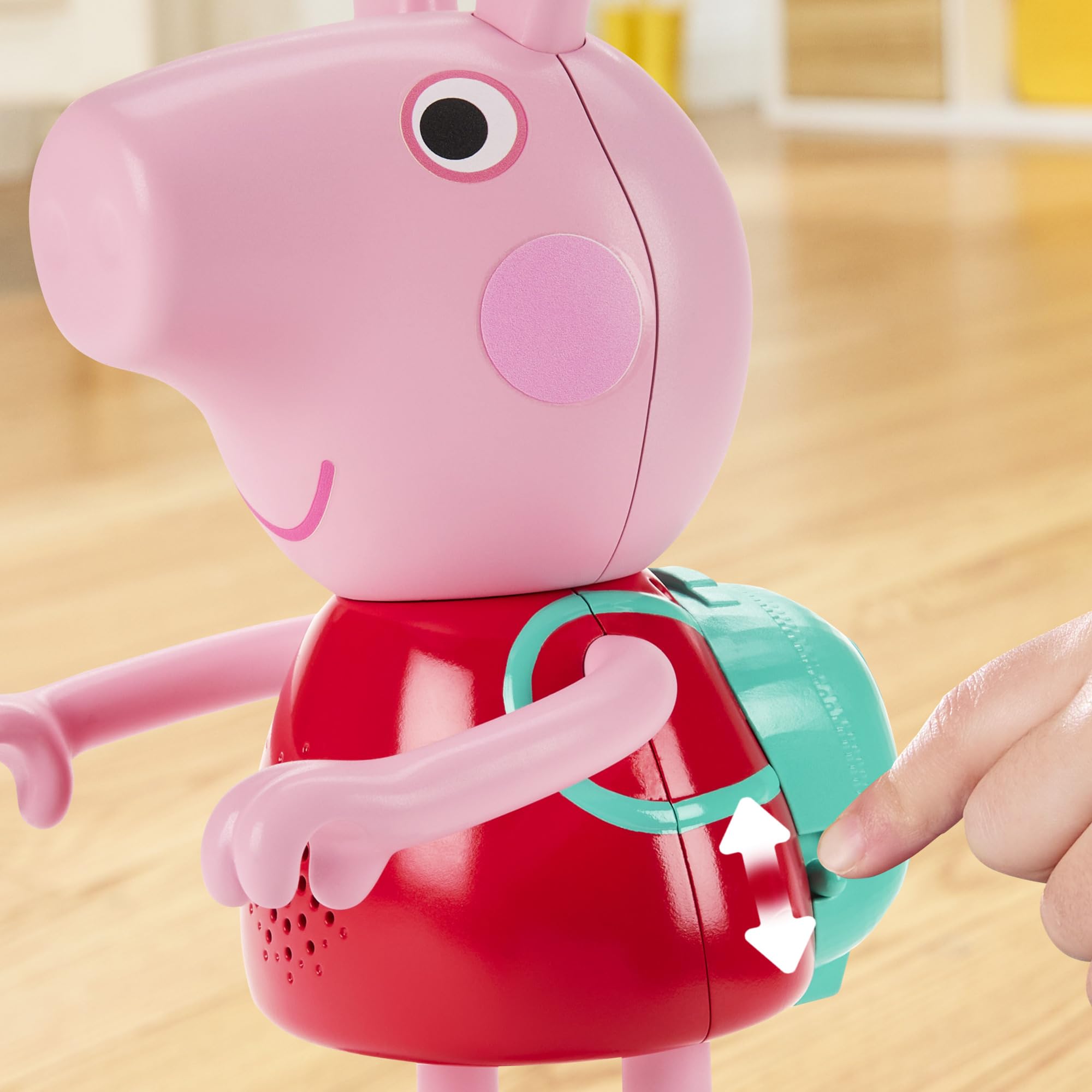 Peppa Pig Ready, Pedal, Go! Interactive Figure with Bike and Sounds - Ages 3+ 9