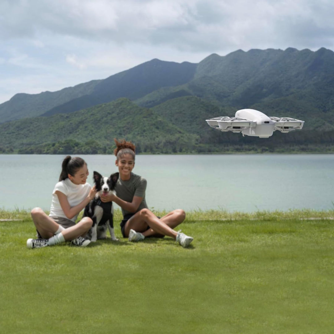 DJI Neo 4K UHD Camera Drone with Palm Takeoff, Subject Tracking, and Built-In Propeller Guard (Grey) [Drone]