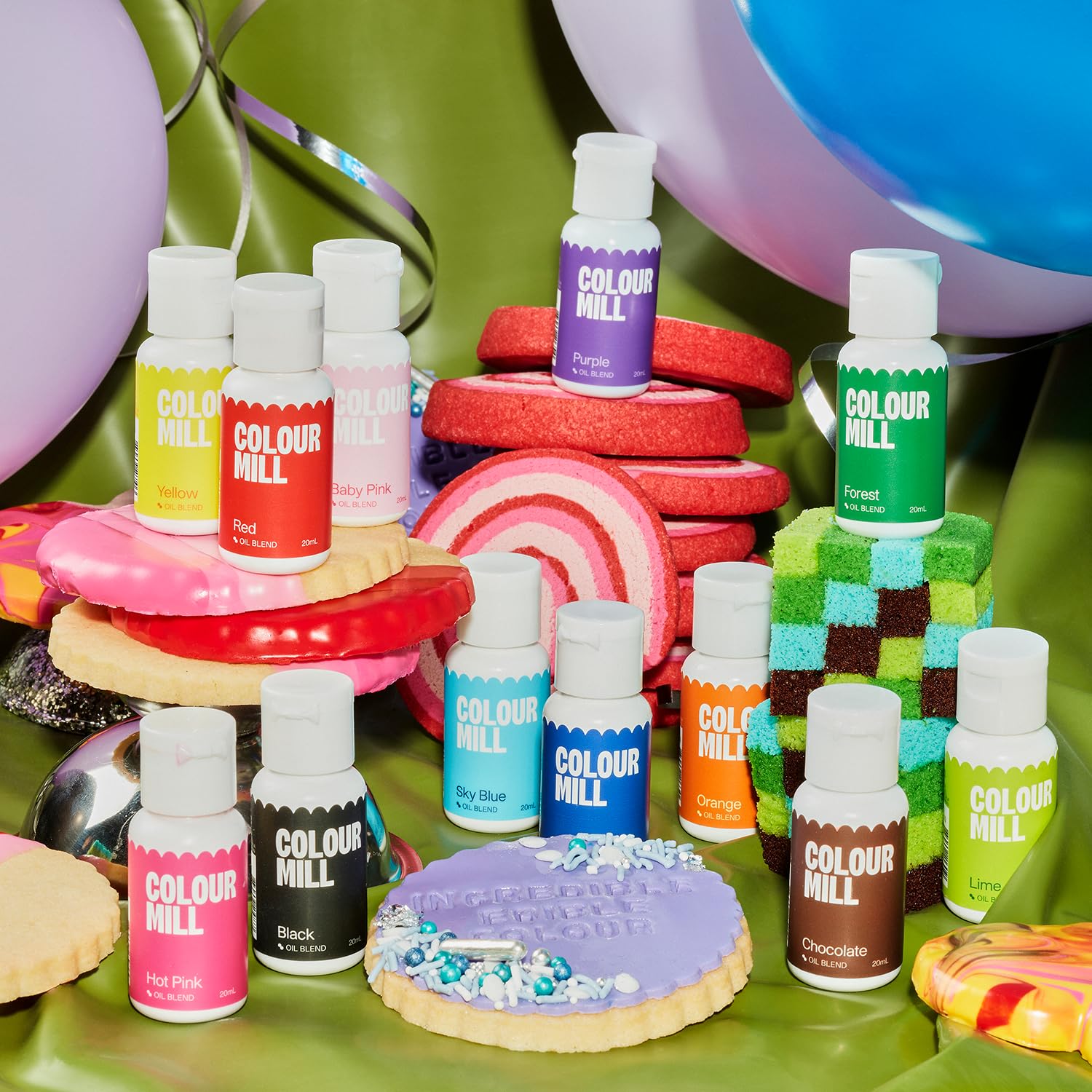 Colour Mill Oil Blend Food Colouring Kickstarter Set - 12 Vibrant Colors, 20ml Each 4