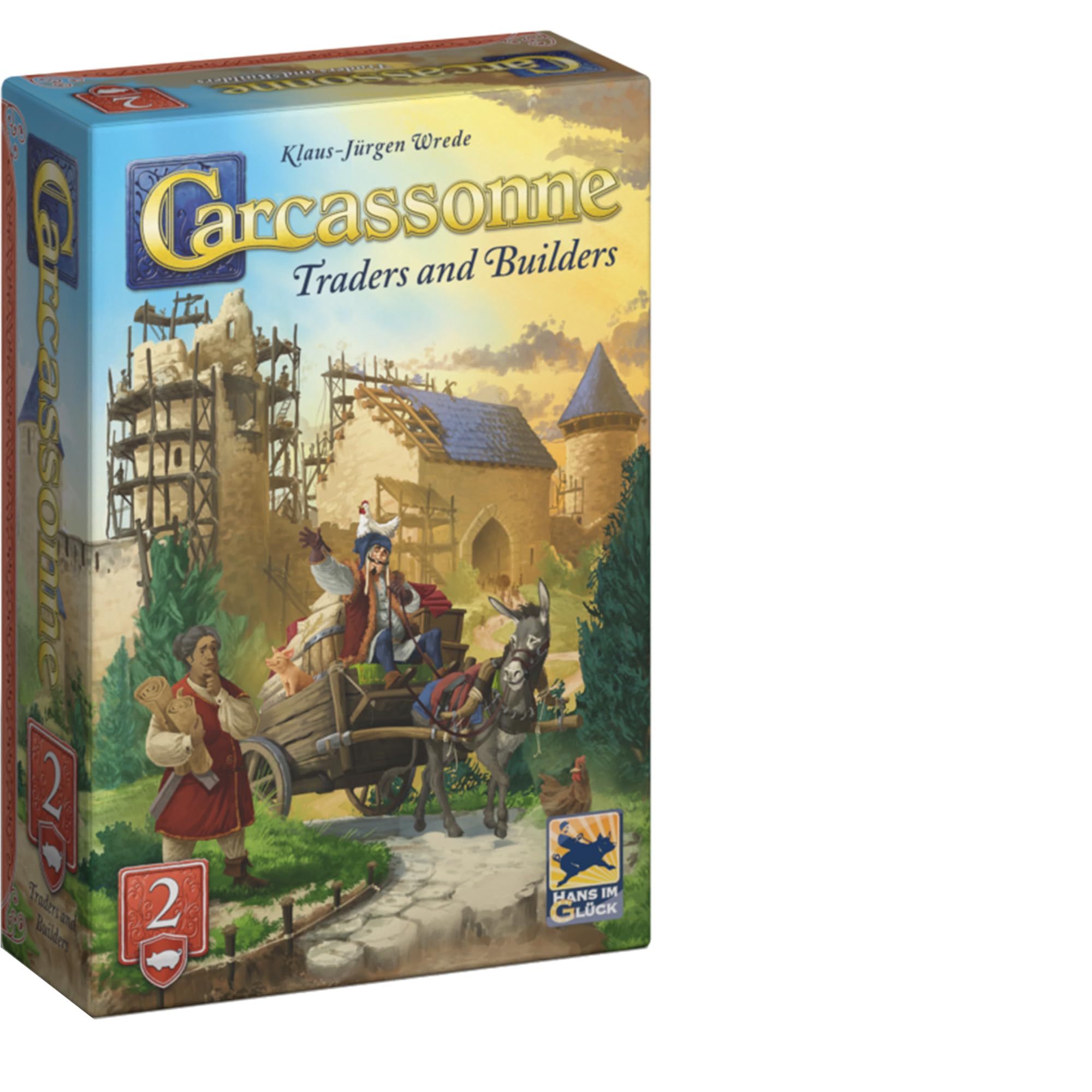 Hans im Glück Carcassonne: Traders & Builders Expansion 2 Refresh Board Game 1