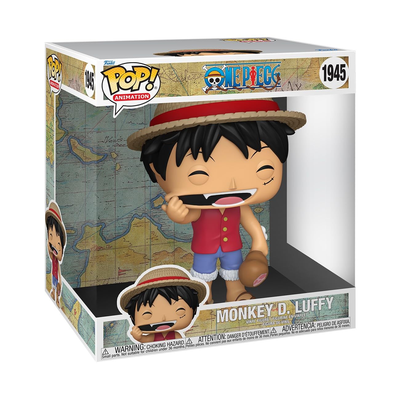 Funko Pop! Jumbo One Piece - Monkey D. Luffy Collectable Vinyl Figure | 3.75 Inches
