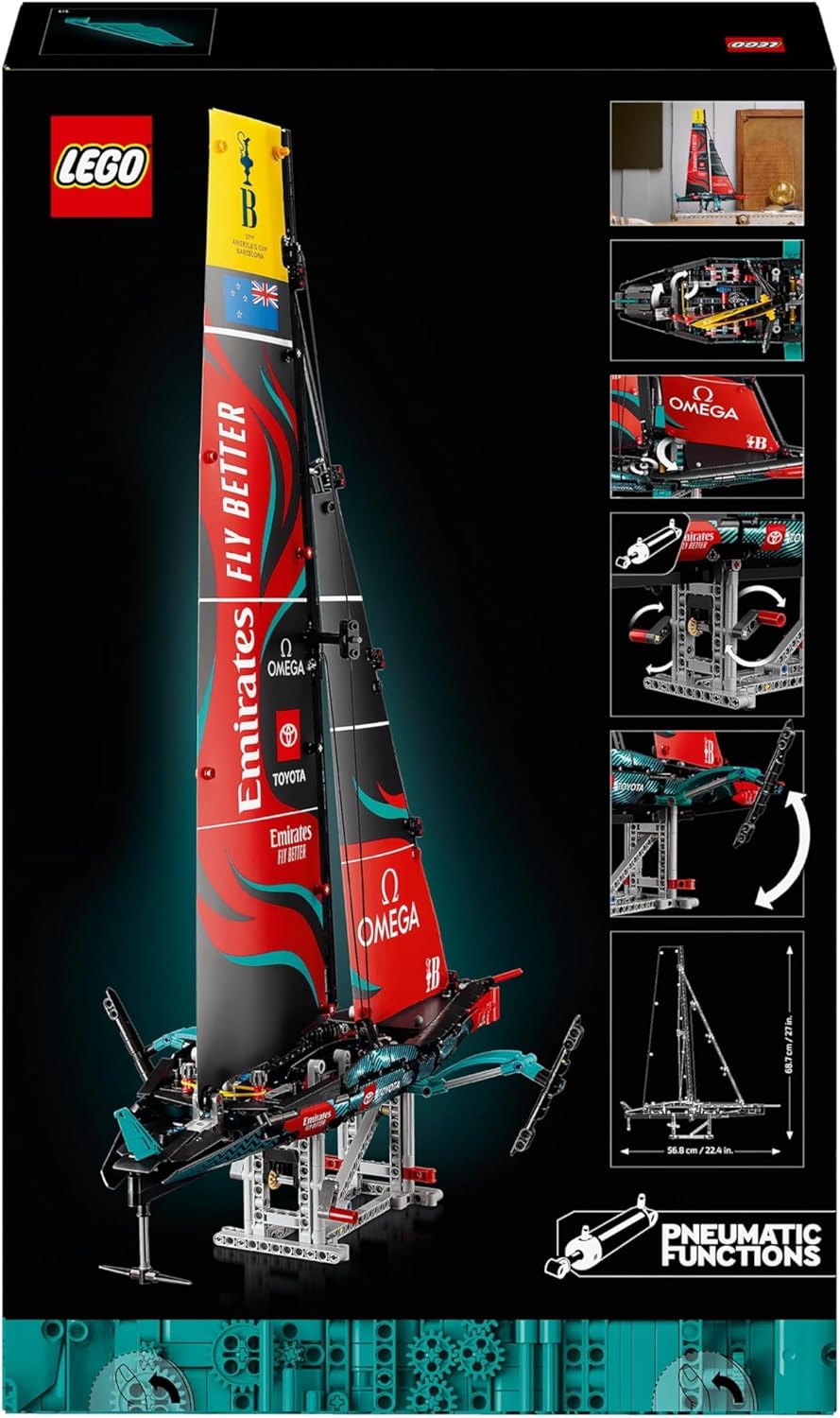 LEGO Technic Emirates Team New Zealand AC75 Yacht Building Set - Advanced Build for Adults