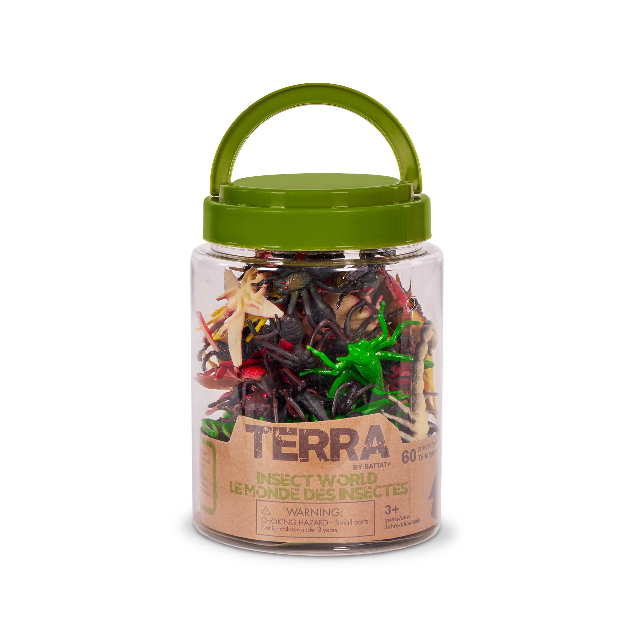 Terra by Battat - 60 Piece Reptile Animal Tube | Realistic Plastic Figurines | Ages 3+ 7