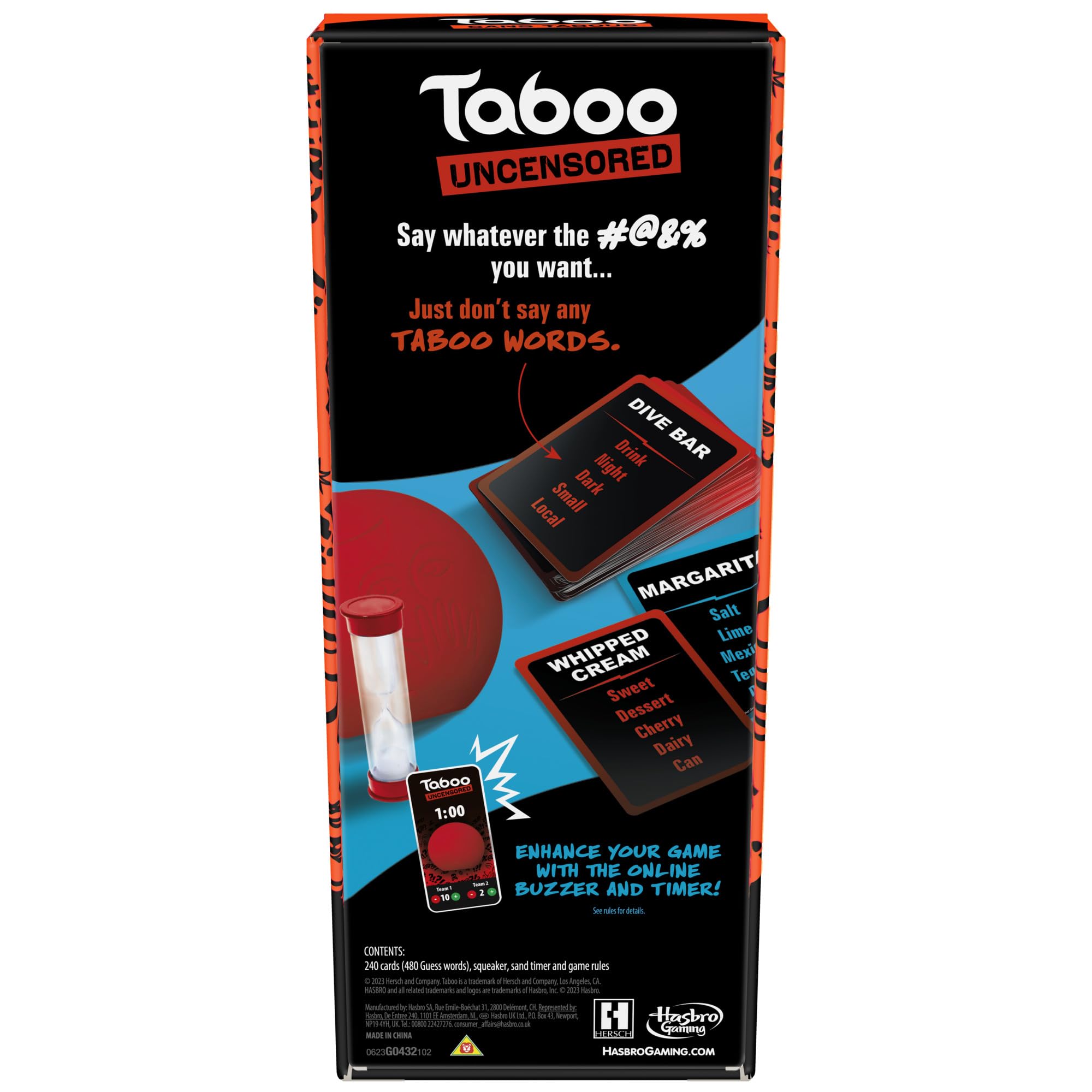 Hasbro Gaming Taboo Uncensored Party Game for Adults Only 2