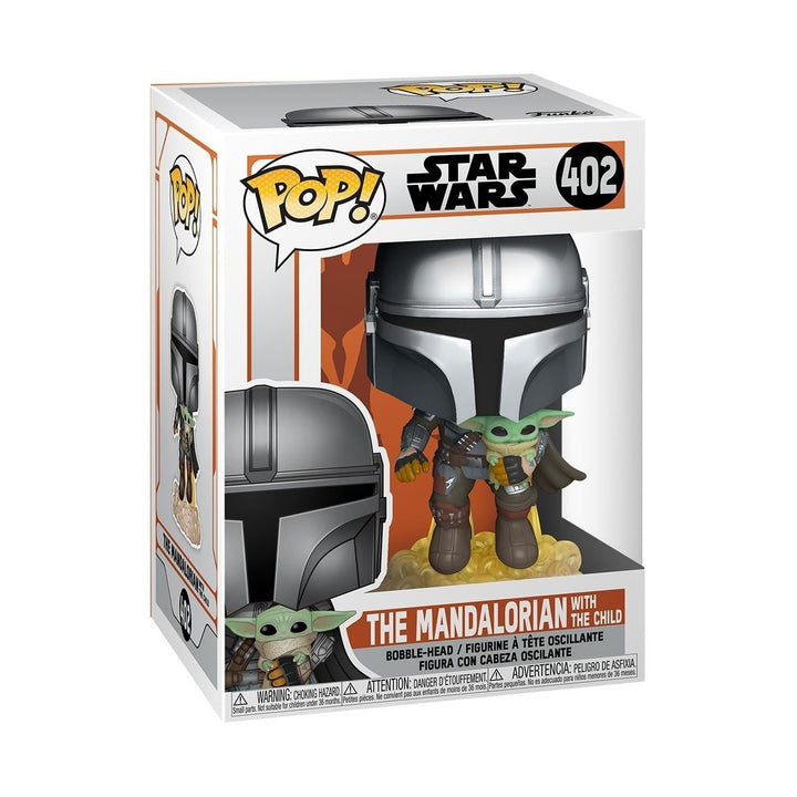 Funko POP! Star Wars: the Mandalorian - Mando Flying With Jet Pack - Collectable Vinyl Figure - Gift Idea - Official Merchandise - Toys for Kids & Adults - TV Fans - Model Figure for Collectors