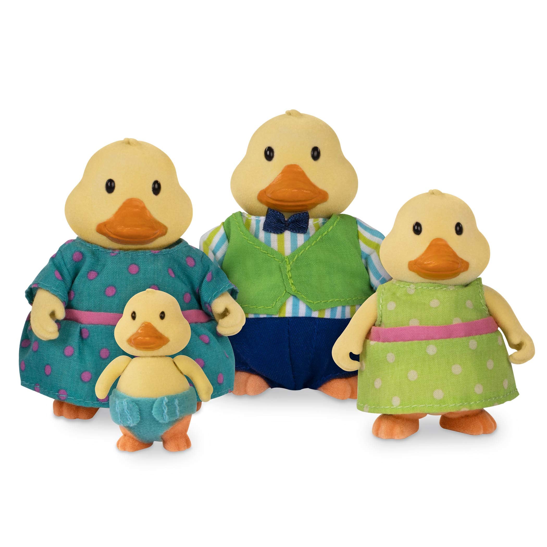 Li'l Woodzeez Quickquack Duck Family – 5pc Set with Miniature Figurines & Storybook – Imaginative Play for Kids 3+ 8