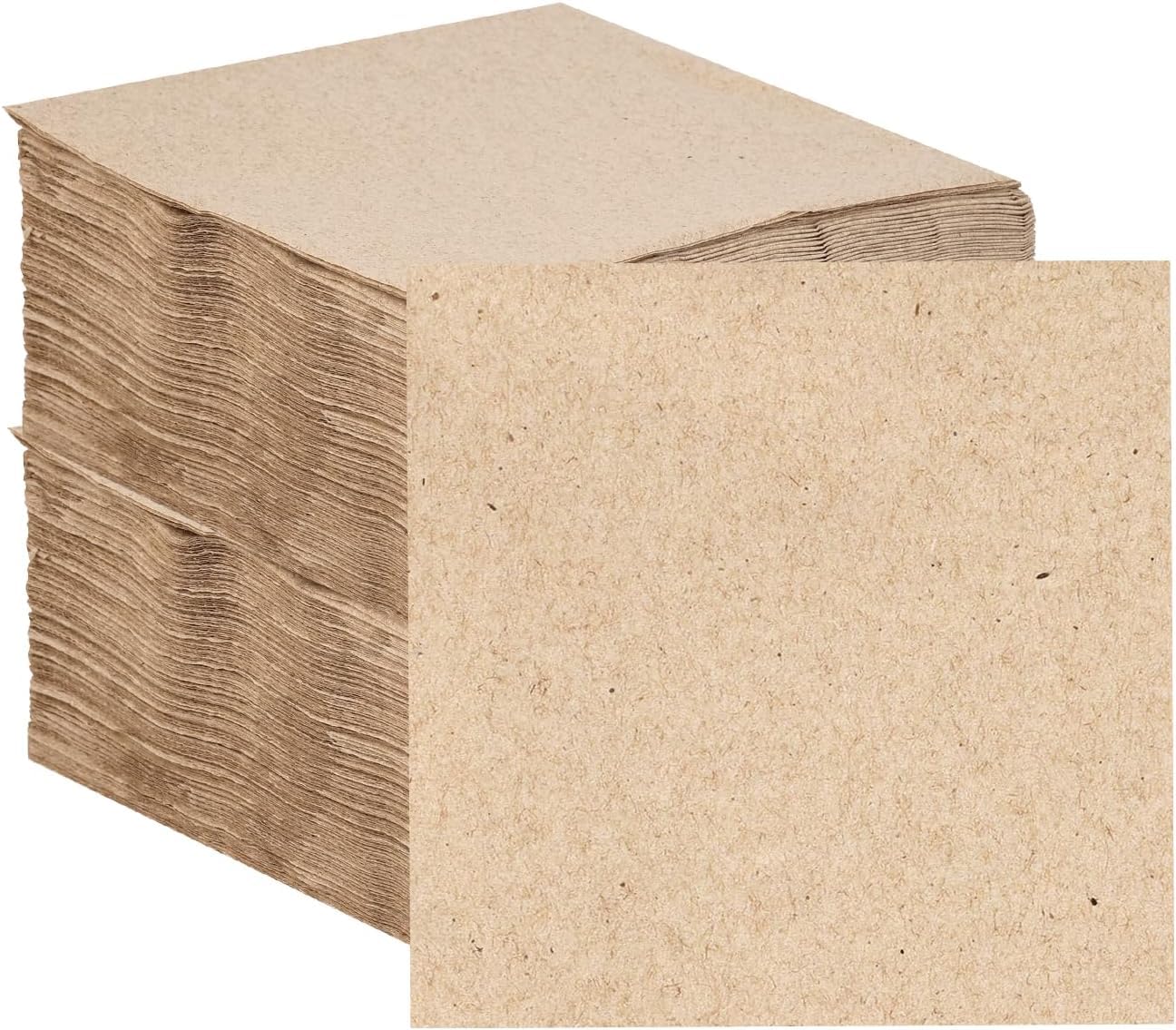 Talking Tables Table Kind Napkins - 100 Pack Soft Recycled Brown Paper | 2-Ply 33cm | Eco-Friendly 2