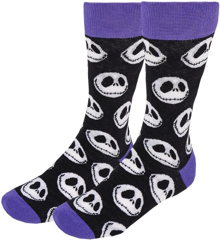 Nightmare Before Christmas Socks - Multicoloured (UK 12-14)