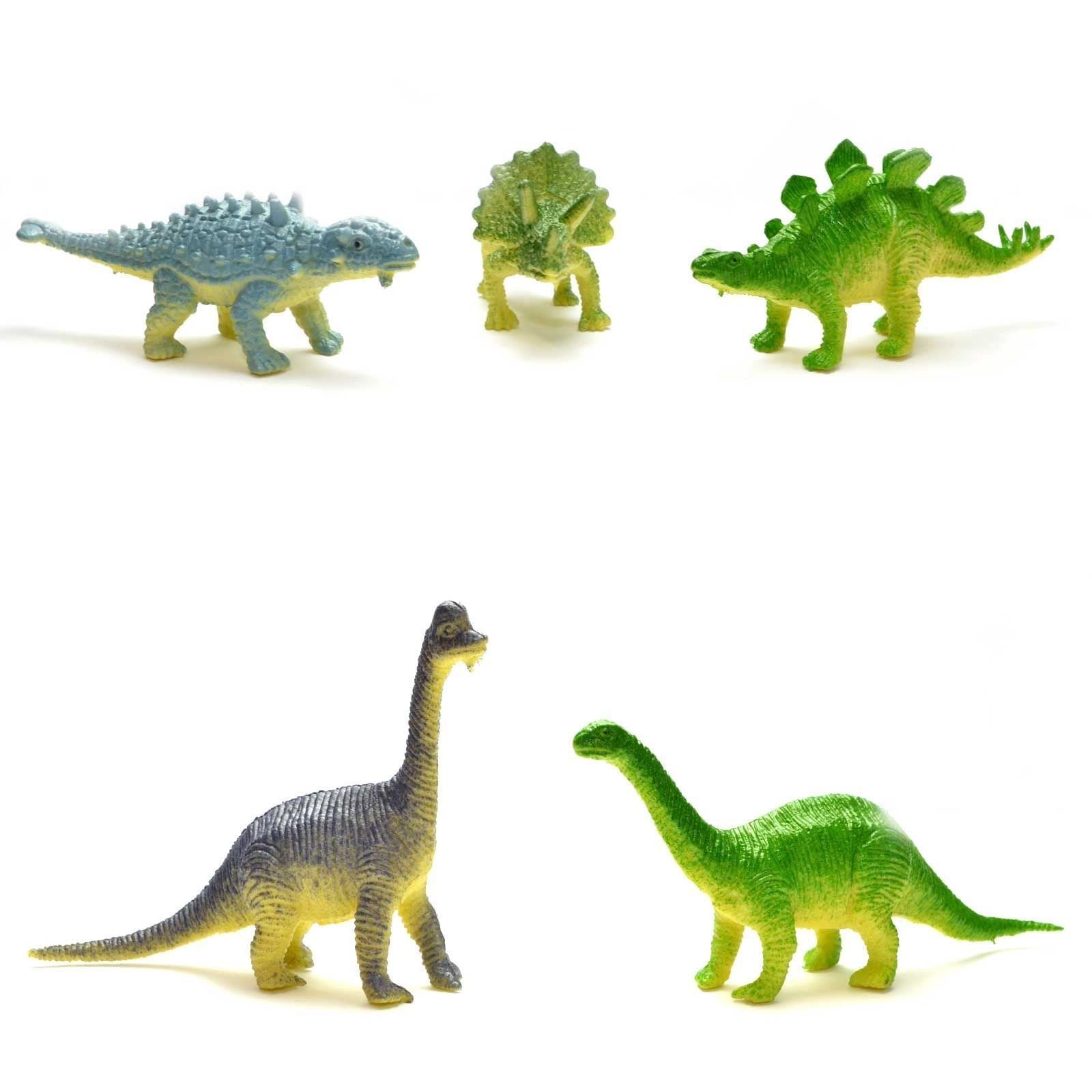 SHATCHI 24 Piece Mini Dinosaur Figures - Realistic & Educational Play Set for Kids Ages 6+ 3
