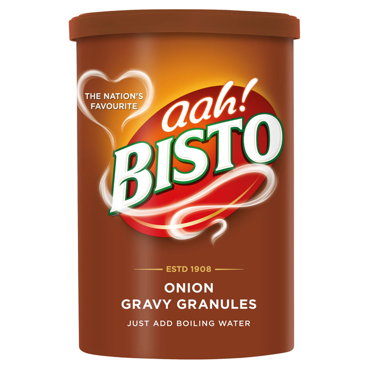 Bisto Flavoursome & Delicious Onion Gravy Granules, 190 g Drum