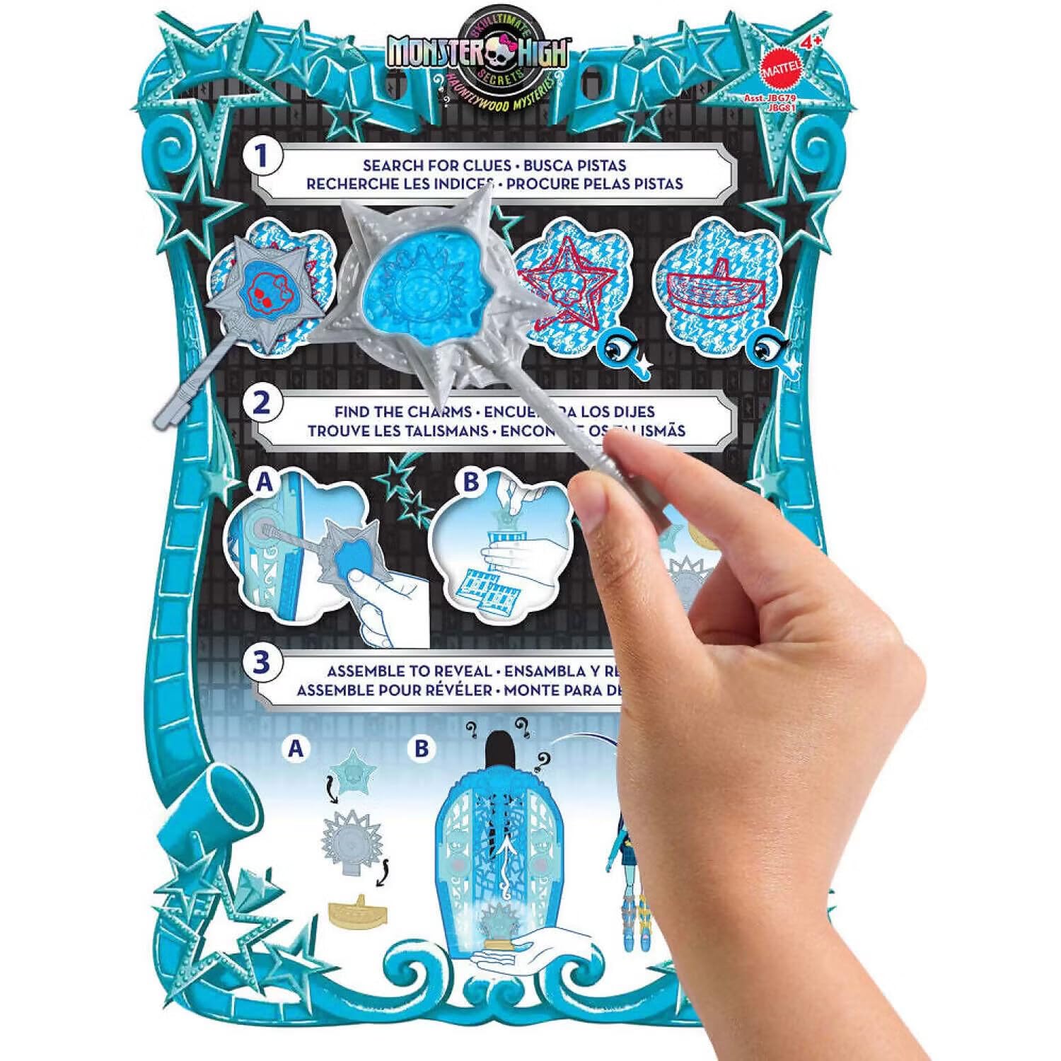 Monster High Skulltimate Secrets Doll and Accessories Set, Frankie Stein | 125+ Outfits | Ages 4+ 3