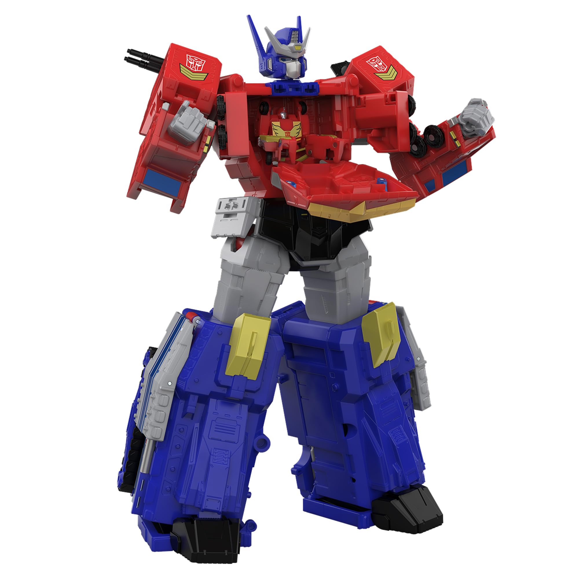 Transformers Age of the Primes Titan Class The Thirteen Star Optimus Prime Action Figure | 15-inch | 3-in-1 Conversion 9