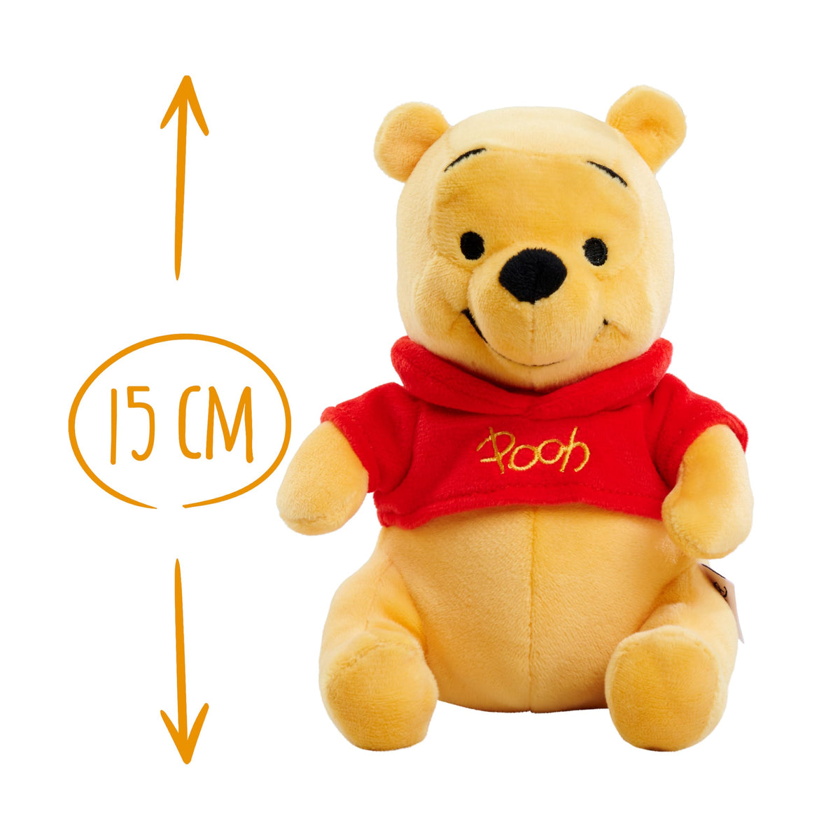 Disney Winnie the Pooh Stuffed Animal - 15 cm Plush Toy