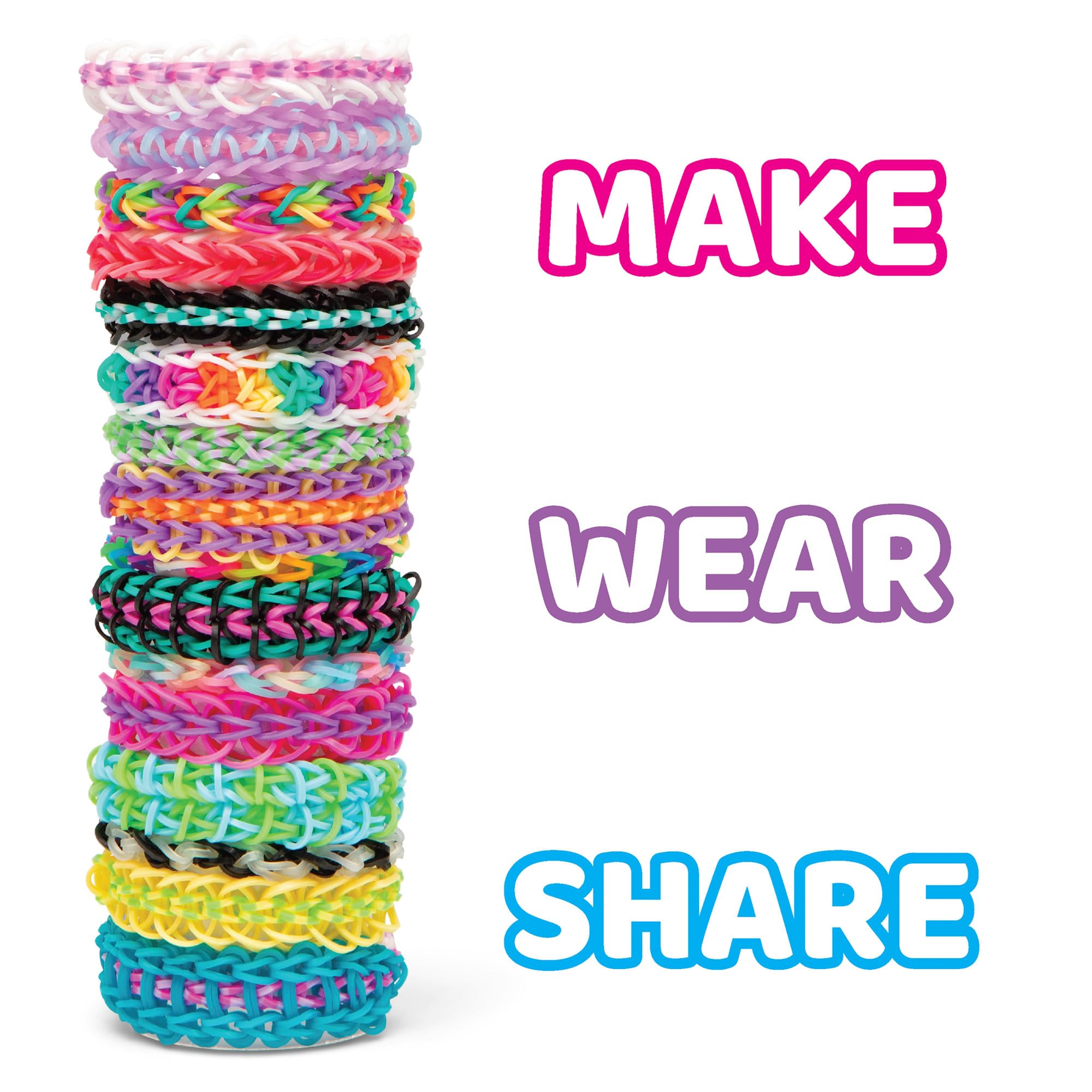 Rainbow Loom Mega Combo Loom Band Kit - 7000 Bands & 300 Clips for Kids 7+ 12