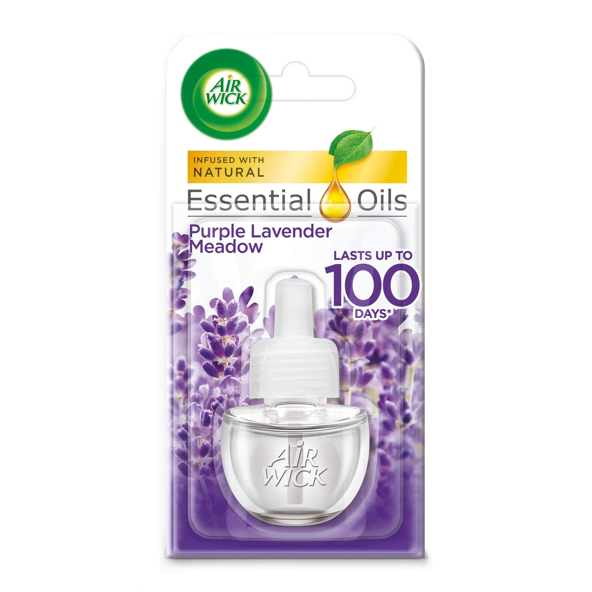 Air Wick - Essential Oils Plug In Refill Air Freshener (Purple Lavender Meadow) 1