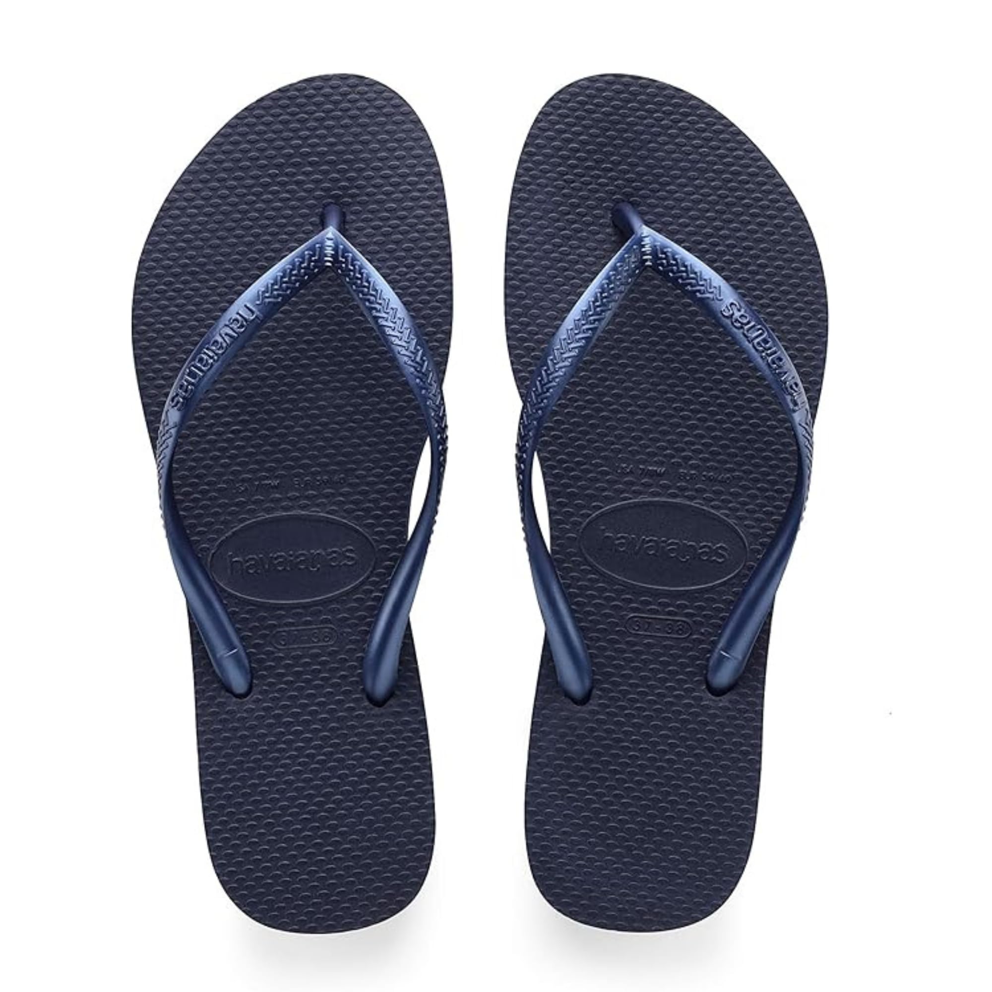 Havaianas Slim Women Flip-Flop | Navy Blue | Size 8 UK | Rubber 1