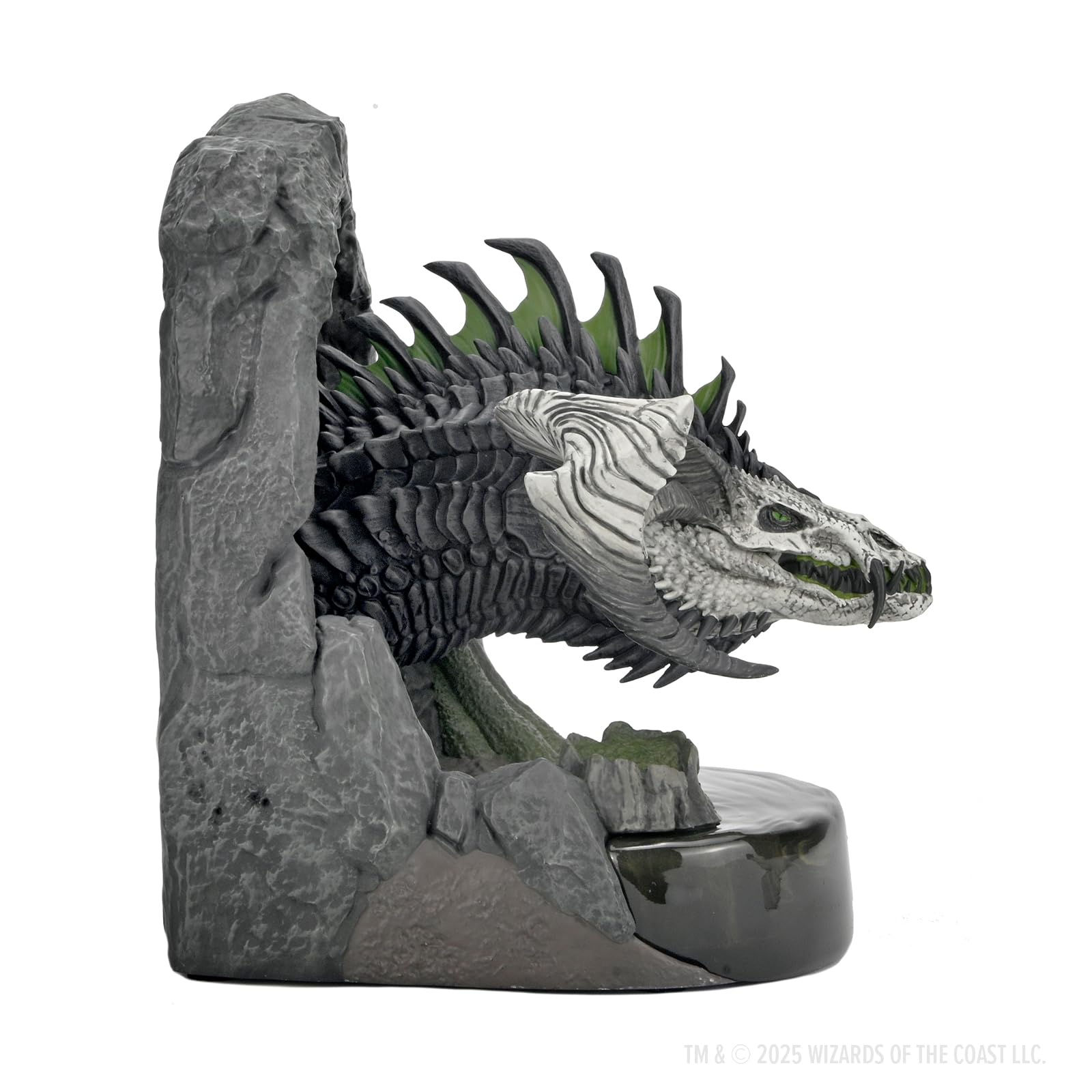 WizKids D&D Black Dragon Bookend - 7-inch Tall, Plastic, Black 4