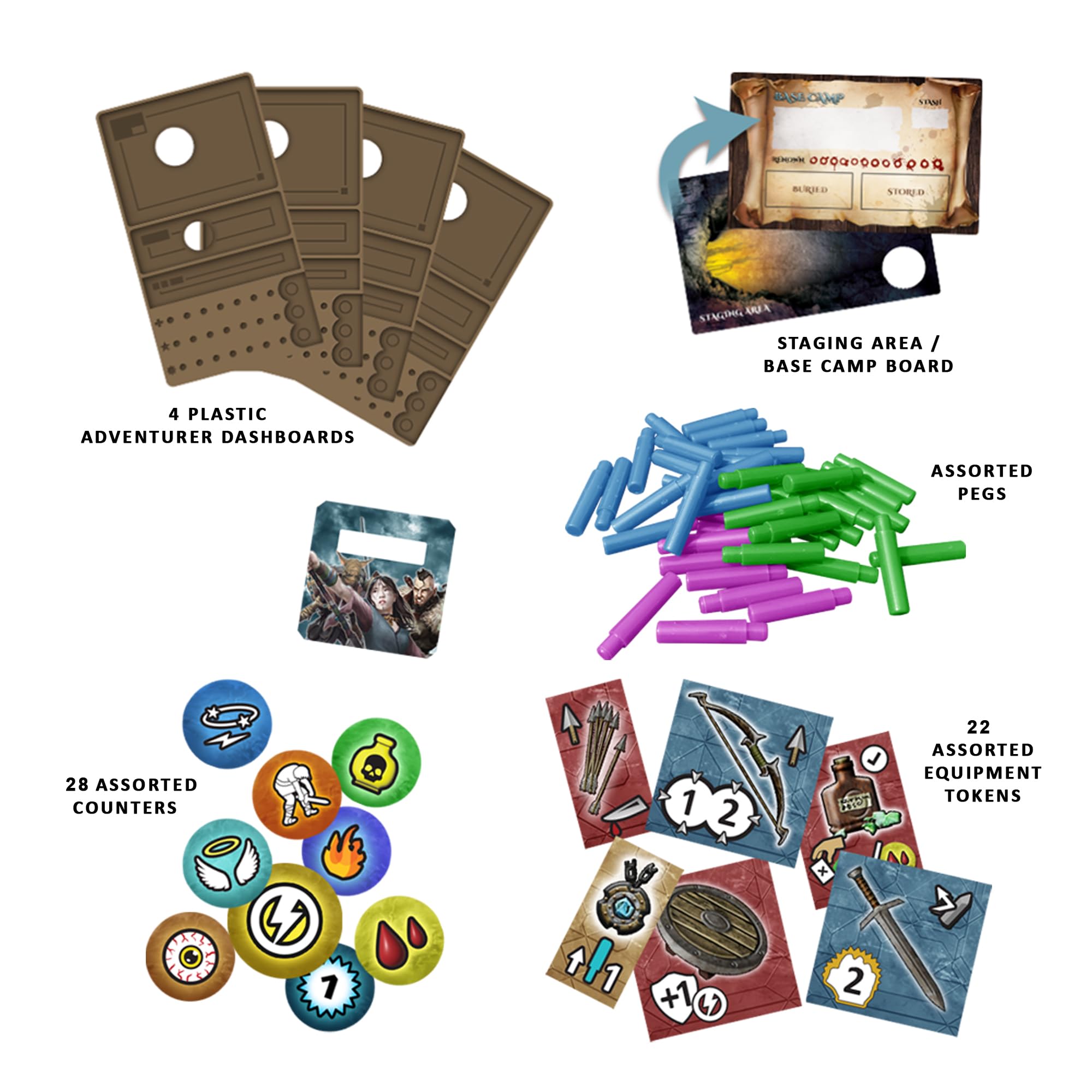 Battle Systems Maladum Adventurer Dashboards Accessory Expansion for Fantasy Miniatures Board Game 2
