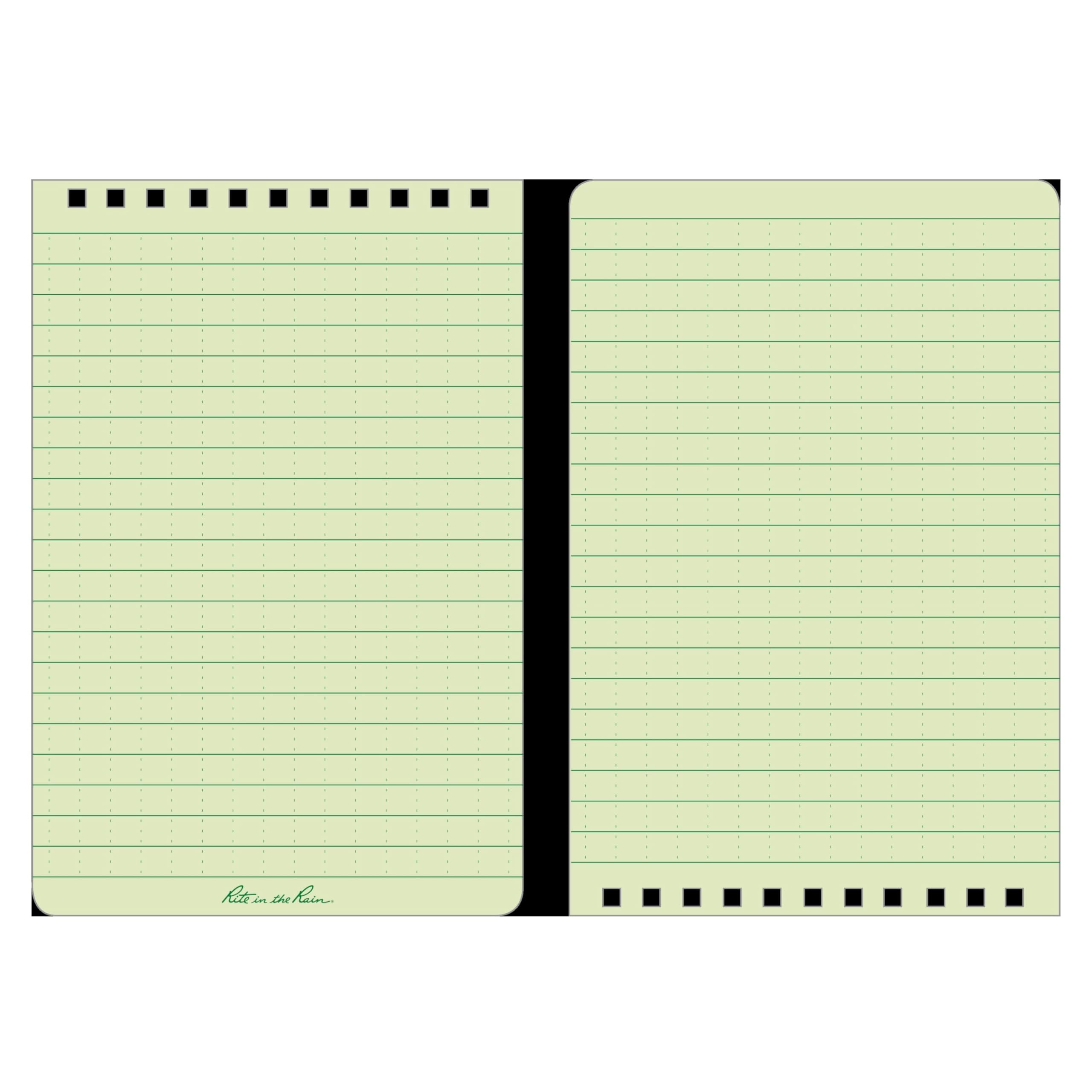 Rite in the Rain Waterproof Pocket Notebook - Top Spiral Bound, 4 x 6 Inch, Universal Lined, 100 Pages 2