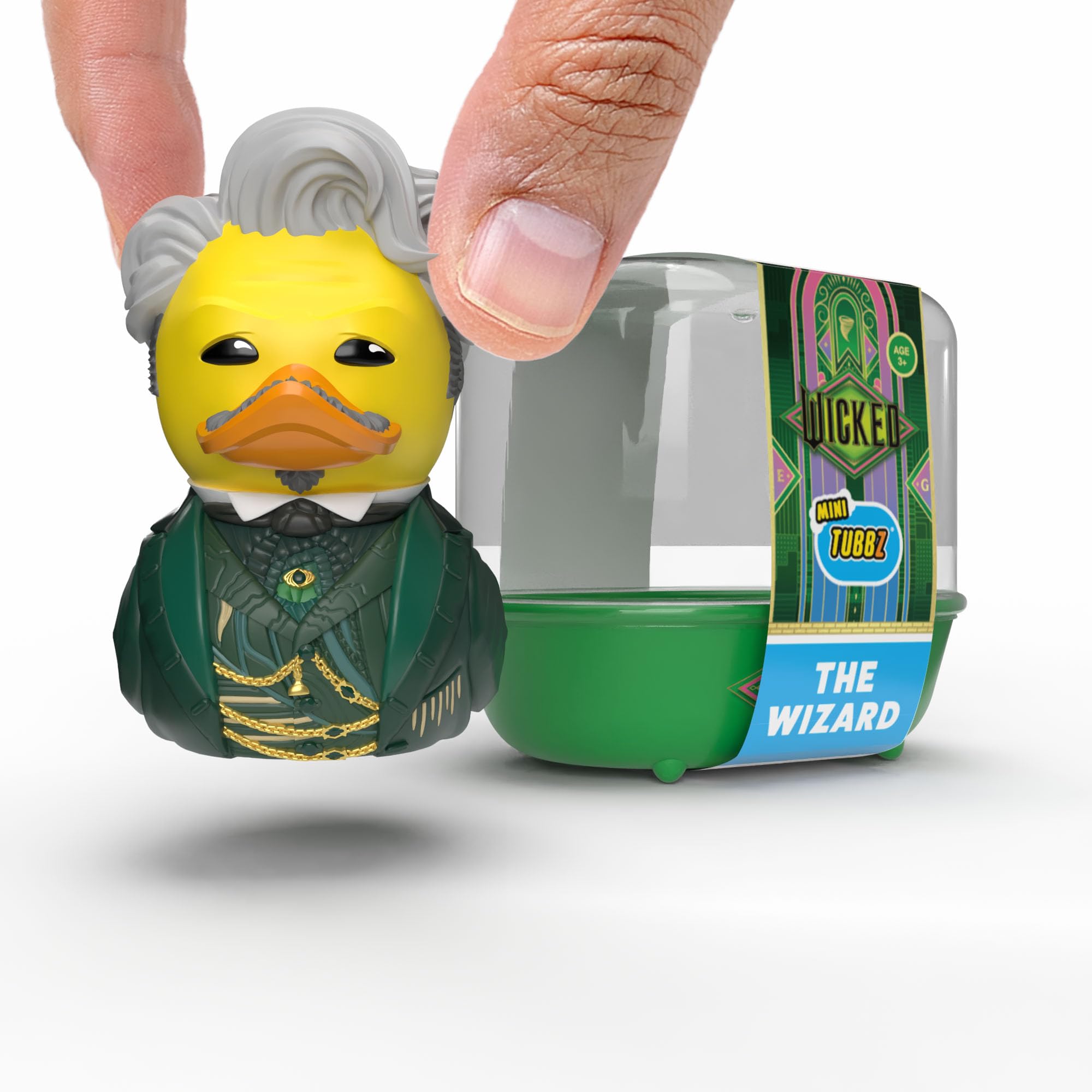 TUBBZ Mini Wicked For Good - Wizard of Oz Cosplaying Rubber Duck Vinyl Figure | Approx 5cm Tall