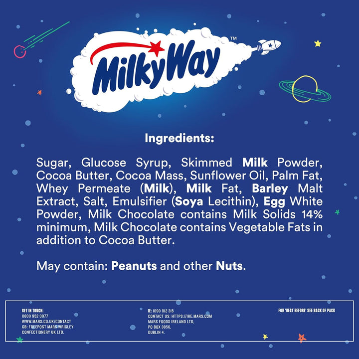 Milky Way - Multipack Milk Chocolate Bars (6 x 21.5g)